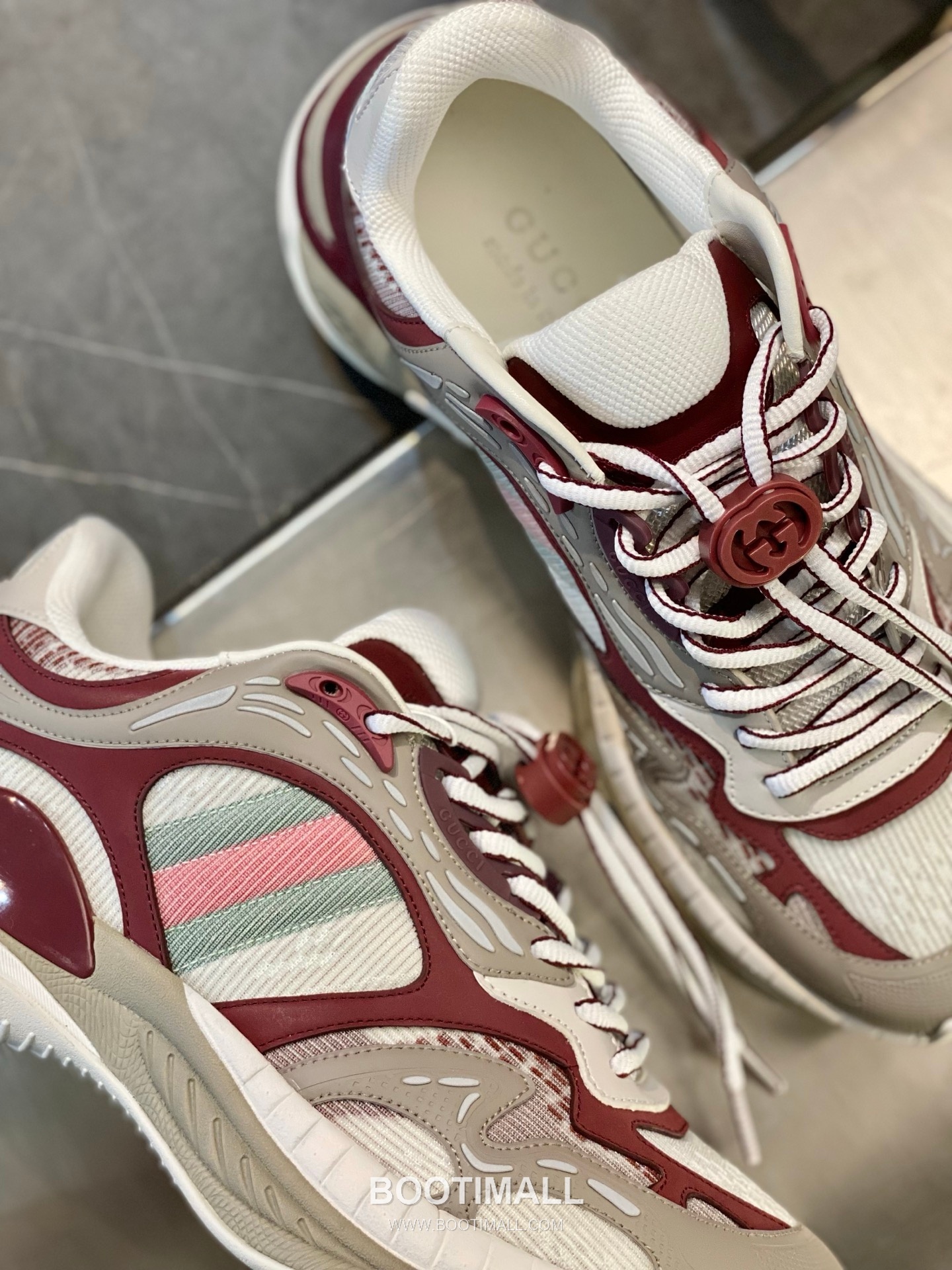 Gucci 2.0 Canvas Leather Chunky Sneakers with Web Stripe Detail EVA Sole 구찌 2.0 캔버스 레더 청키 스니커즈 웹 스트라이프 디테일 EVA 솔 4.5cm 8