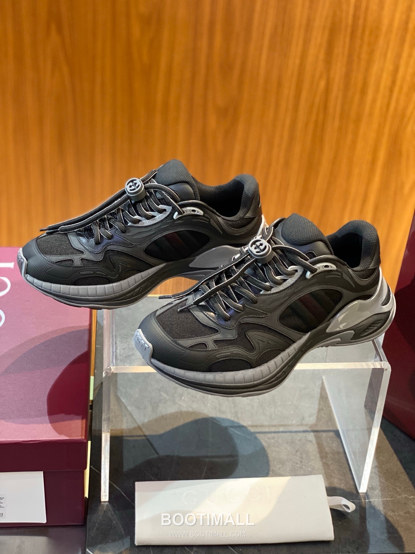 Gucci 2.0 Canvas Leather Chunky Sneakers with Web Stripe Detail EVA Sole 구찌 2.0 캔버스 레더 청키 스니커즈 웹 스트라이프 디테일 EVA 솔 4.5cm 1