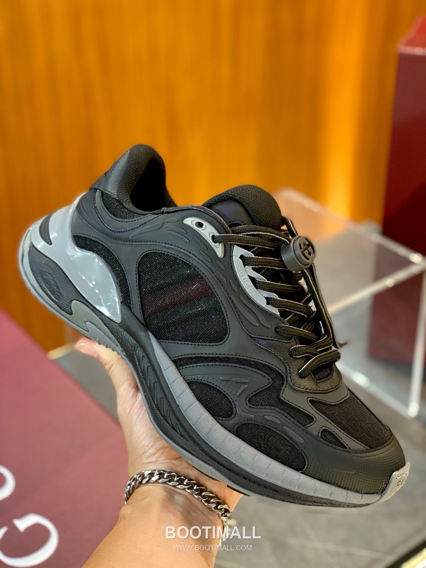 Gucci 2.0 Canvas Leather Chunky Sneakers with Web Stripe Detail EVA Sole 구찌 2.0 캔버스 레더 청키 스니커즈 웹 스트라이프 디테일 EVA 솔 4.5cm 2