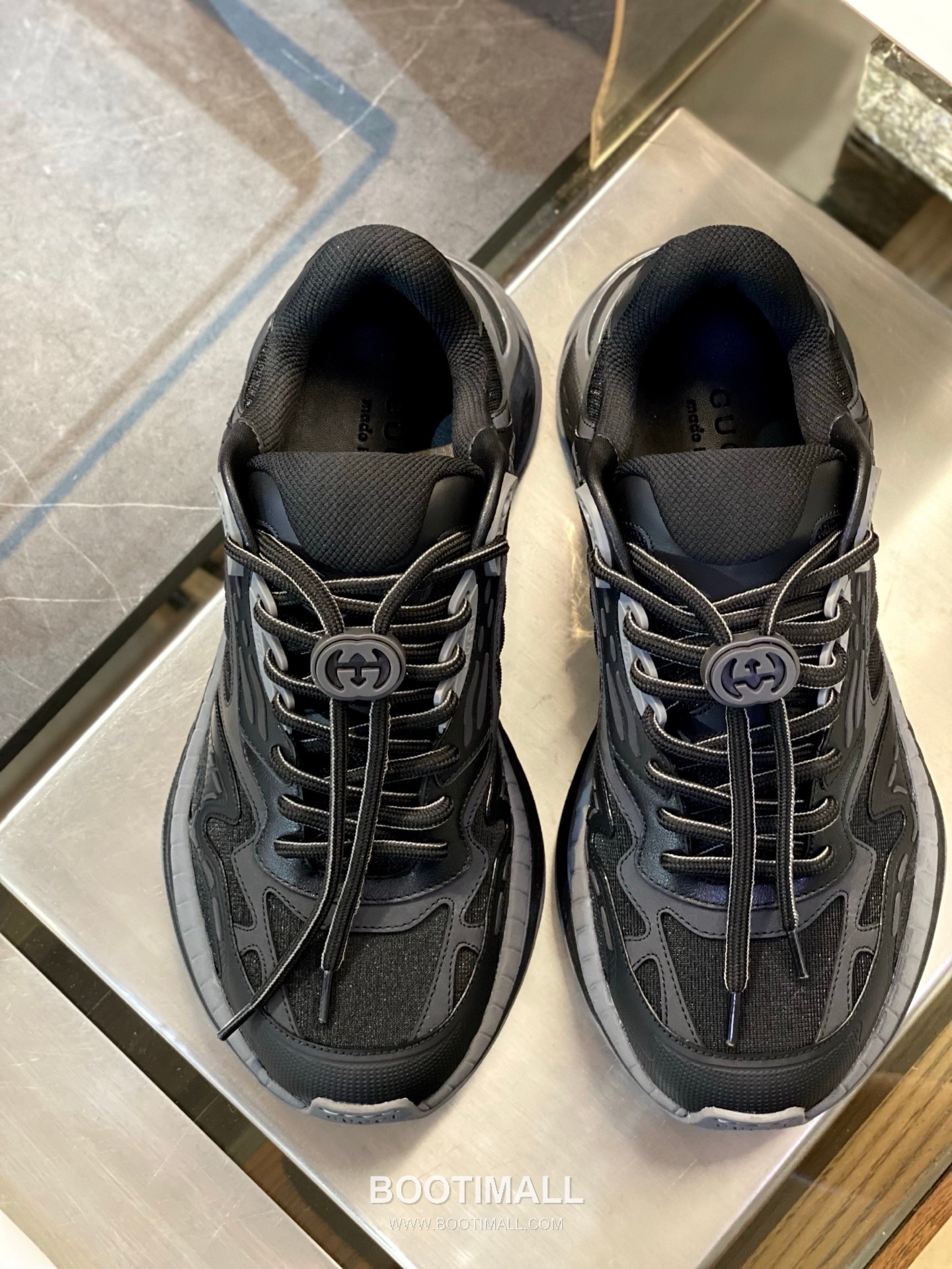 Gucci 2.0 Canvas Leather Chunky Sneakers with Web Stripe Detail EVA Sole 구찌 2.0 캔버스 레더 청키 스니커즈 웹 스트라이프 디테일 EVA 솔 4.5cm 7