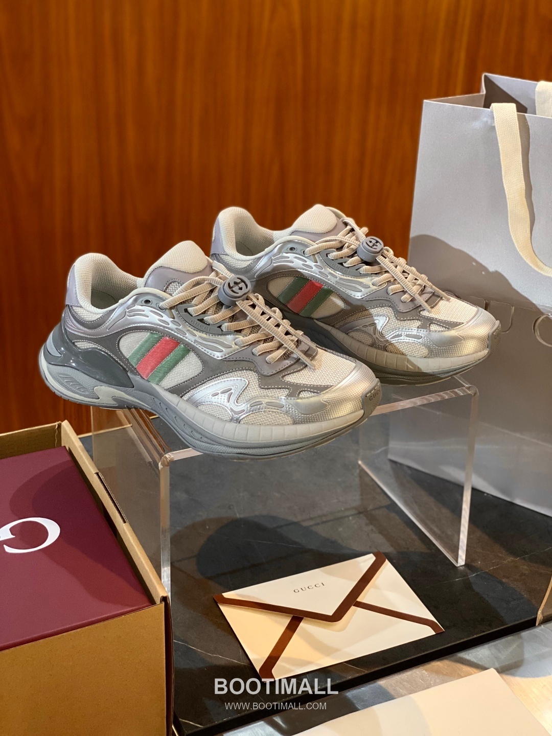 Gucci 2.0 Canvas Leather Chunky Sneakers with Web Stripe Detail EVA Sole 구찌 2.0 캔버스 레더 청키 스니커즈 웹 스트라이프 디테일 EVA 솔 4.5cm 1