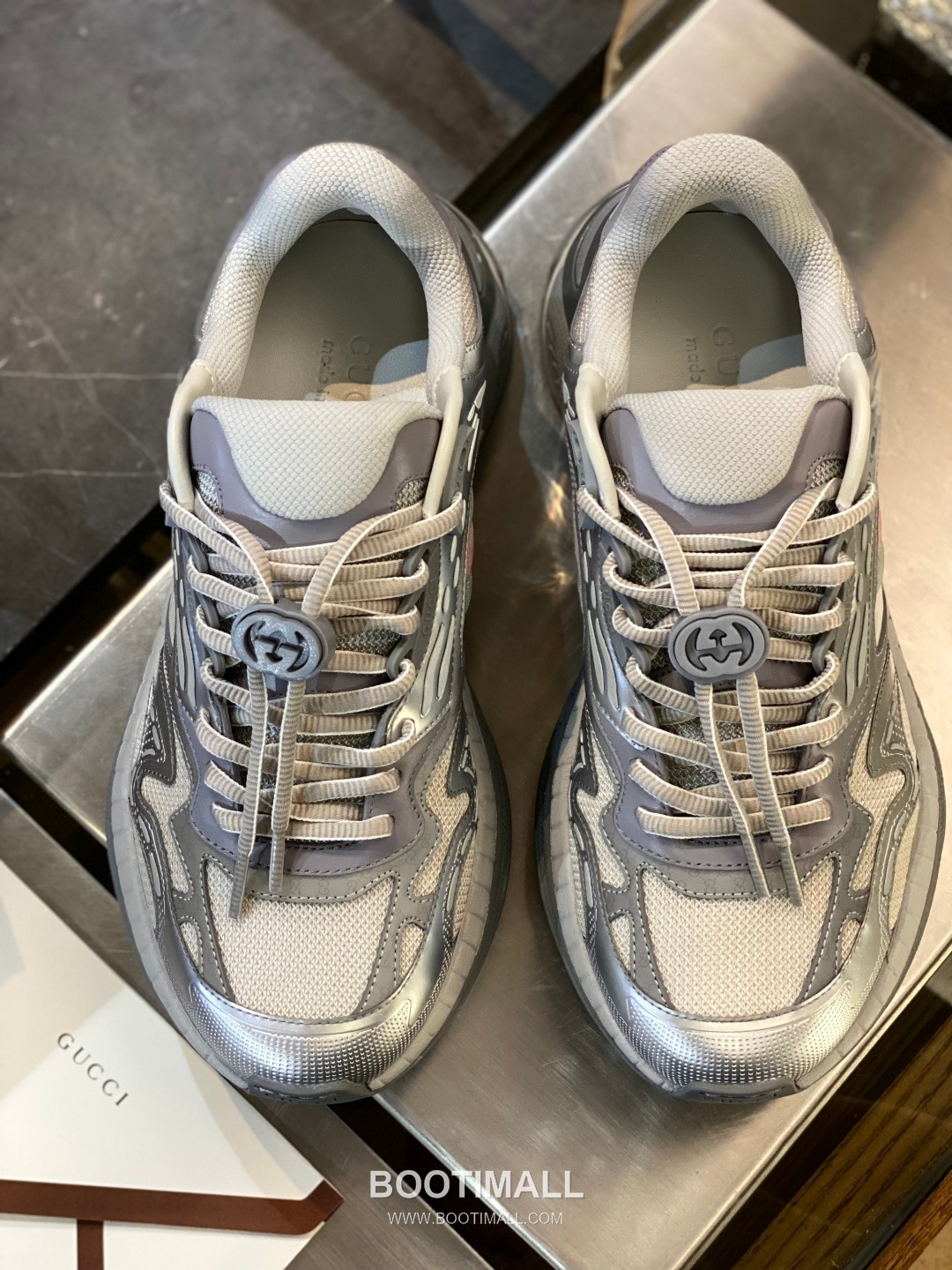 Gucci 2.0 Canvas Leather Chunky Sneakers with Web Stripe Detail EVA Sole 구찌 2.0 캔버스 레더 청키 스니커즈 웹 스트라이프 디테일 EVA 솔 4.5cm 4