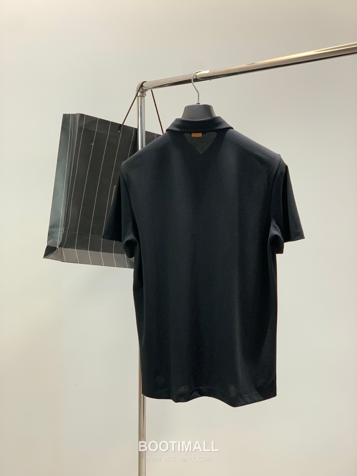 Zegna Cotton Collared Short Sleeve Polo Shirt with Minimal Design 제냐 코튼 카라 반팔 폴로 셔츠 미니멀 디자인 2