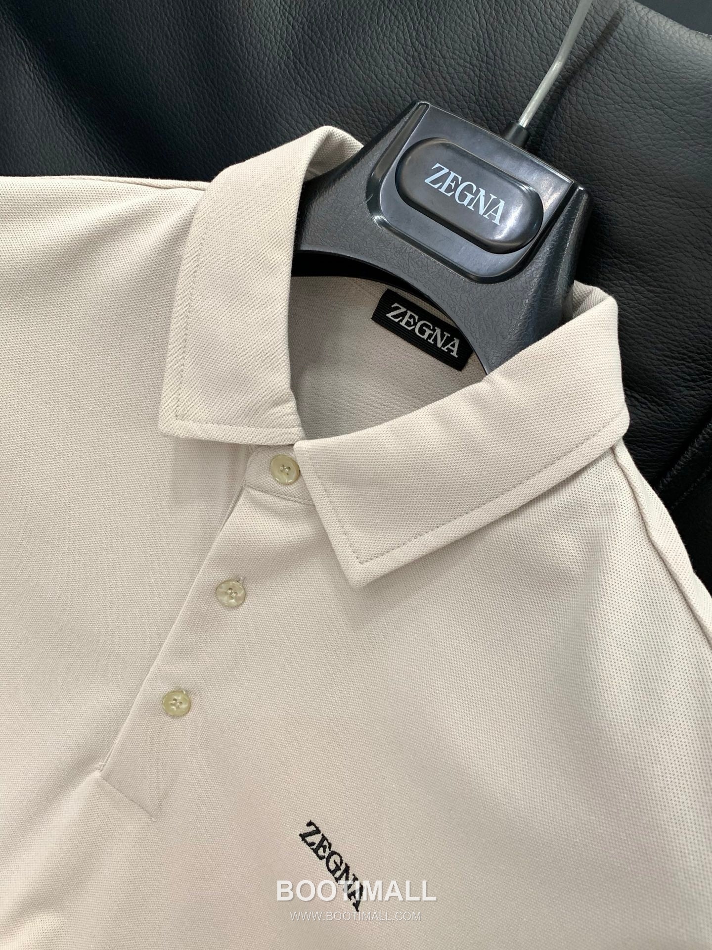 Zegna Cotton Collared Short Sleeve Polo Shirt with Minimal Design 제냐 코튼 카라 반팔 폴로 셔츠 미니멀 디자인 4