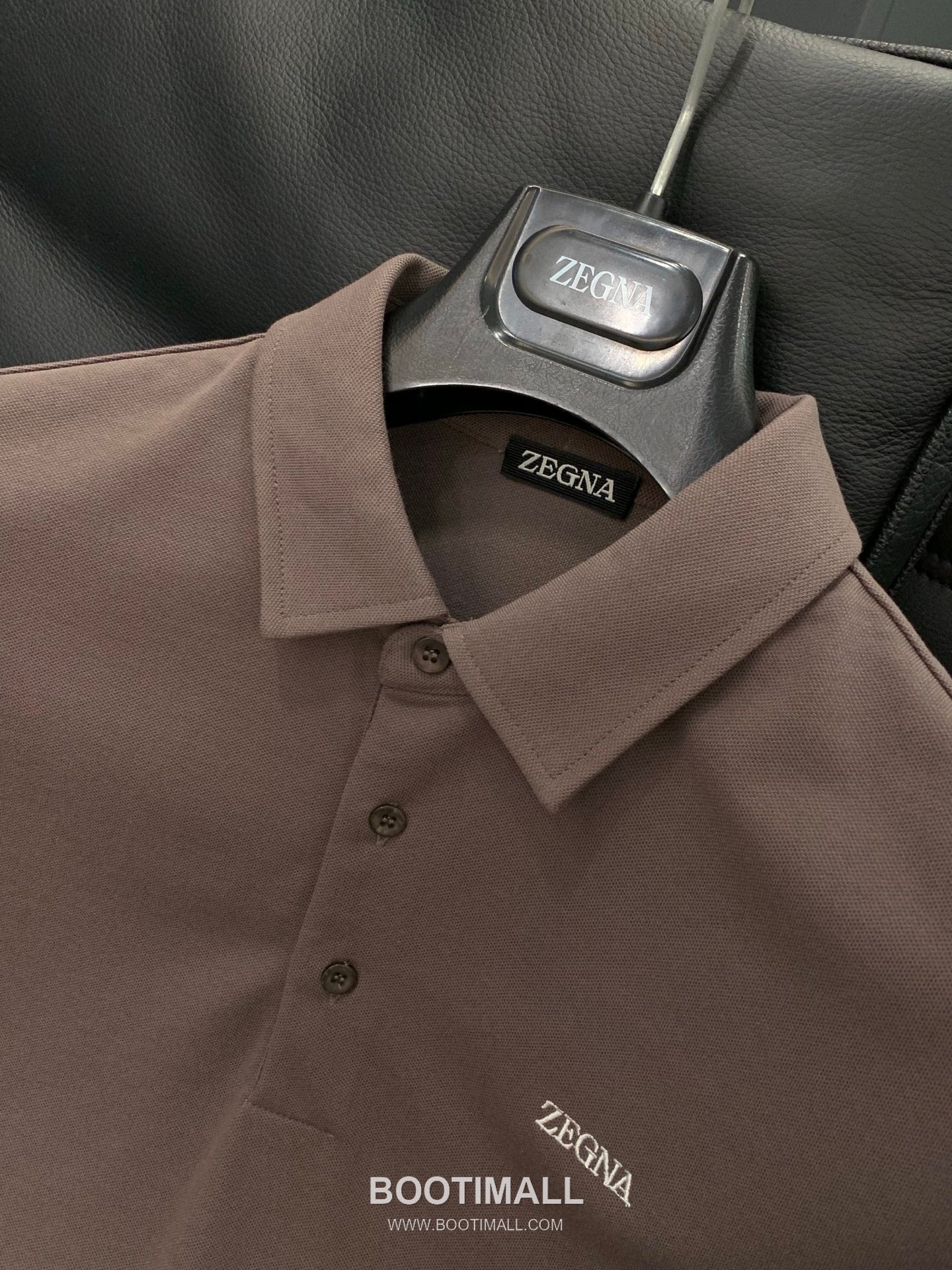 Zegna Cotton Collared Short Sleeve Polo Shirt with Minimal Design 제냐 코튼 카라 반팔 폴로 셔츠 미니멀 디자인 4