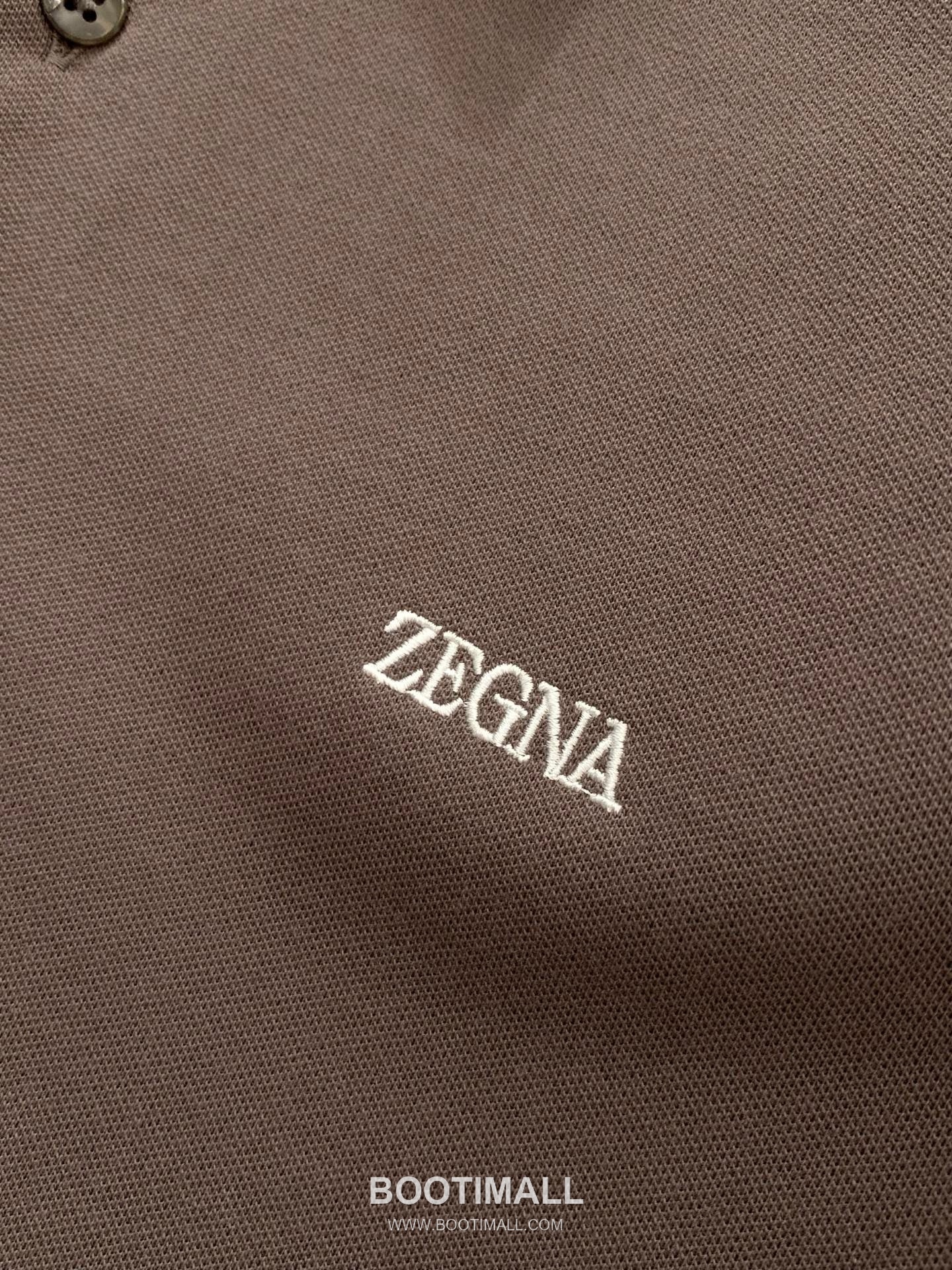 Zegna Cotton Collared Short Sleeve Polo Shirt with Minimal Design 제냐 코튼 카라 반팔 폴로 셔츠 미니멀 디자인 6