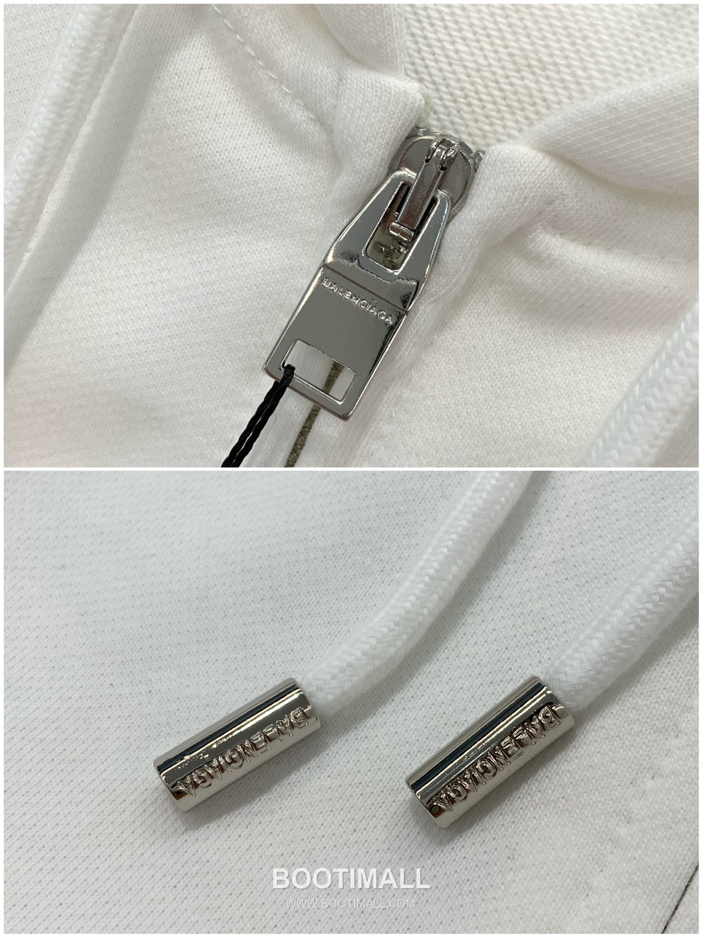 Balenciaga SS26 Cotton Blend Hooded Zip Jacket with Logo Print 발렌시아가 SS26 코튼 혼방 후드 집 재킷 로고 프린트 6