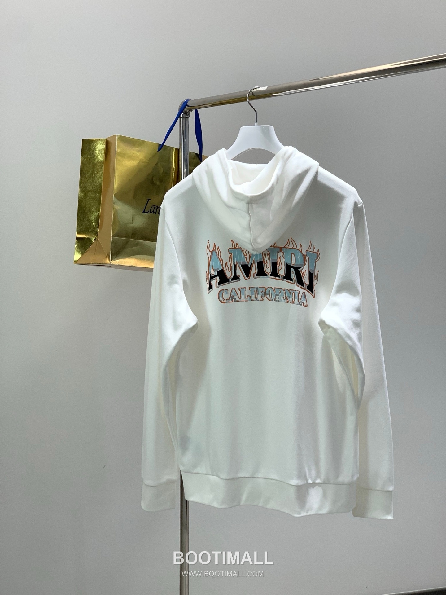 Amiri SS26 Cotton Blend Hooded Zip Jacket with Logo Print 아미리 SS26 코튼 혼방 후드 집 재킷 로고 프린트 2