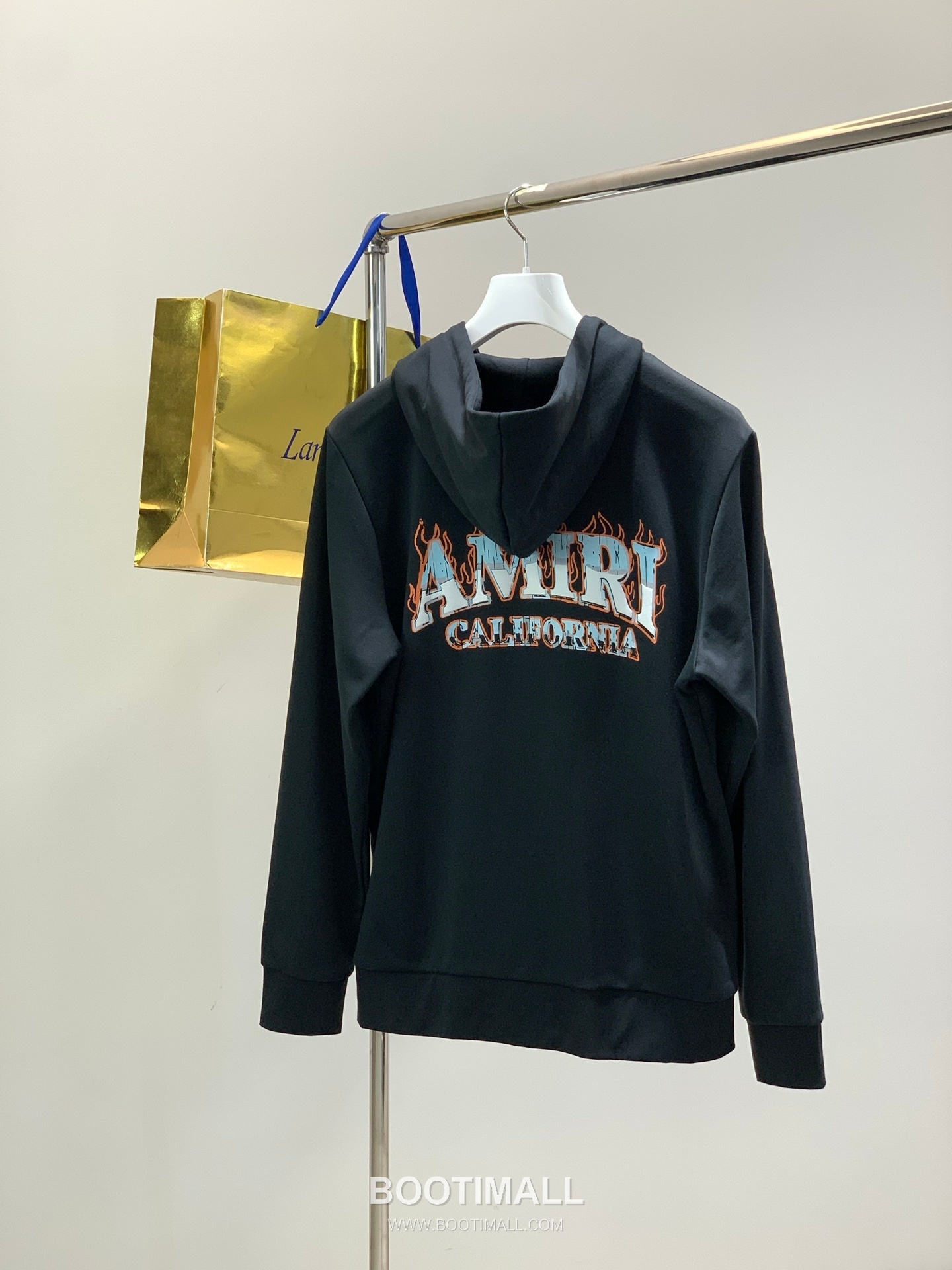 Amiri SS26 Cotton Blend Hooded Zip Jacket with Logo Print 아미리 SS26 코튼 혼방 후드 집 재킷 로고 프린트 2