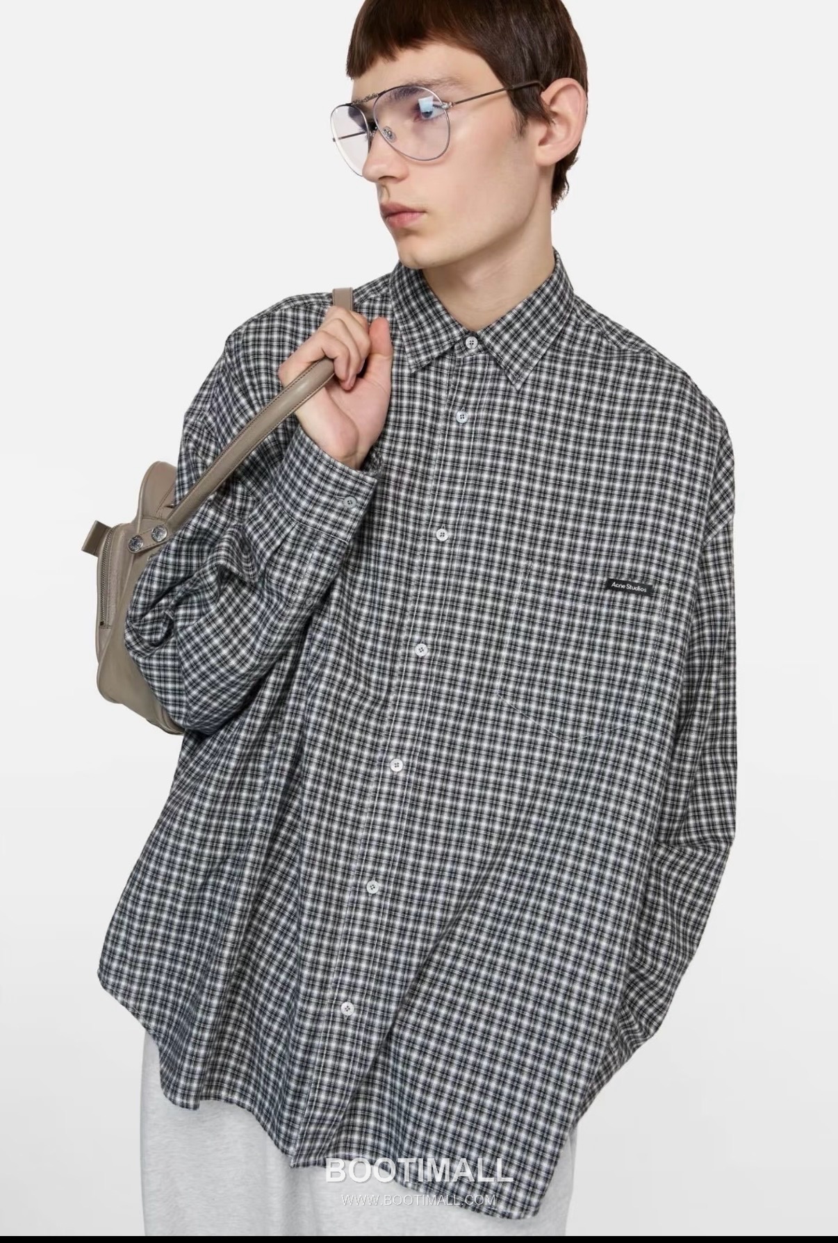 Acne Studios SS26 Cotton Long Sleeve Shirt with Embroidered Logo 아크네스튜디오 SS26 코튼 롱슬리브 셔츠 자수 로고 10