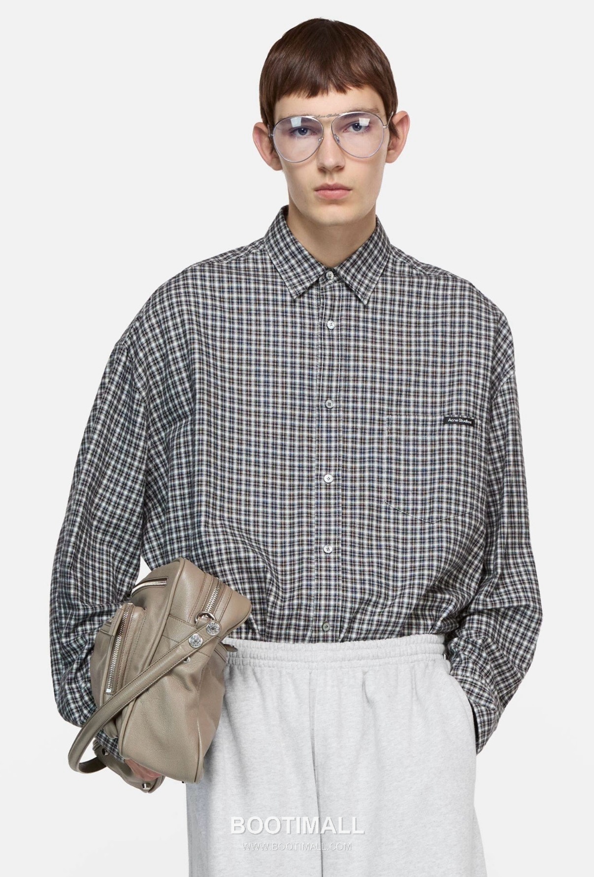 Acne Studios SS26 Cotton Long Sleeve Shirt with Embroidered Logo 아크네스튜디오 SS26 코튼 롱슬리브 셔츠 자수 로고 11