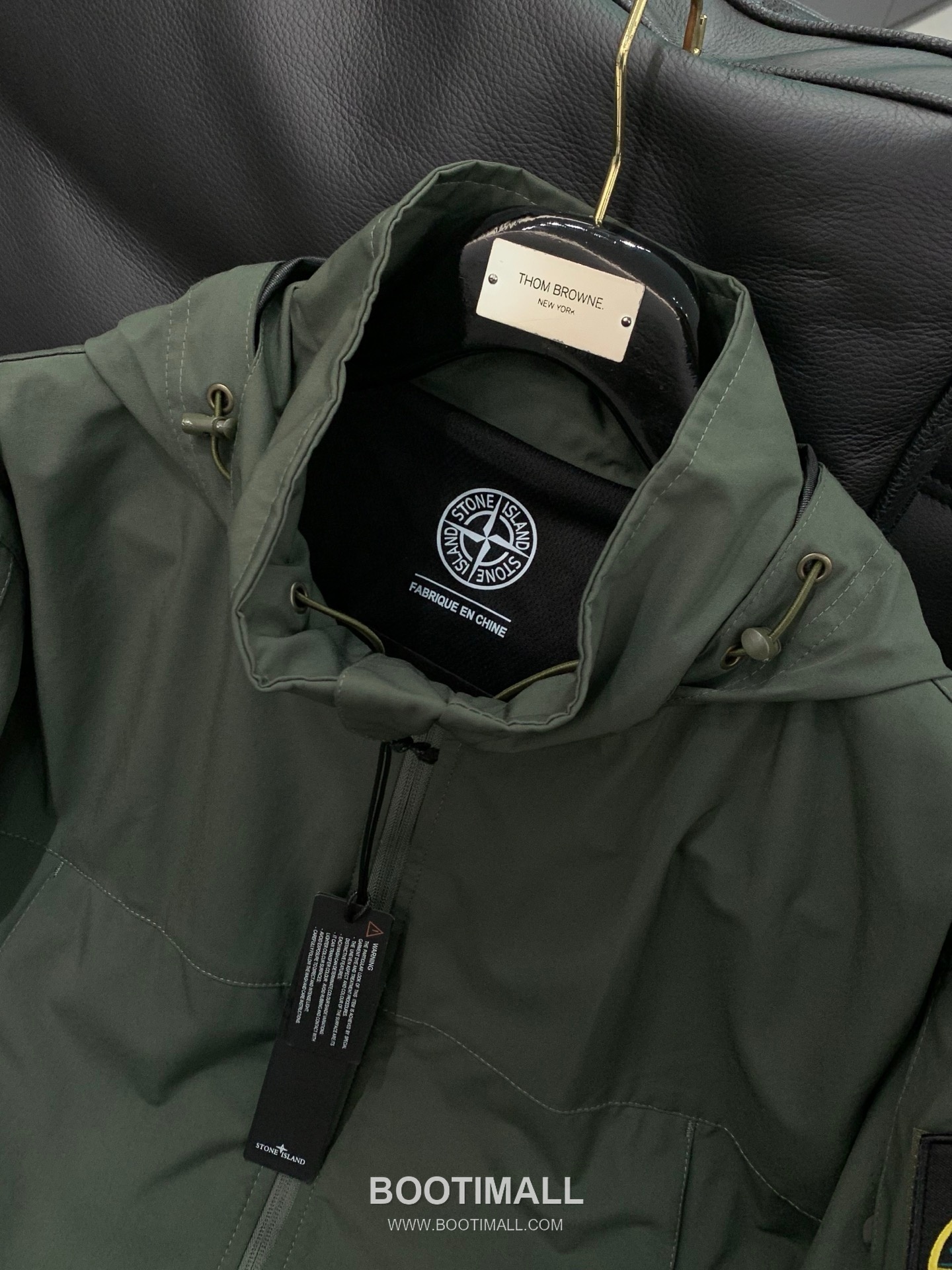 Stone Island SS26 Cotton Hooded Zip Jacket with Embroidered Logo 스톤아일랜드 SS26 코튼 후드 집 재킷 자수 로고 4