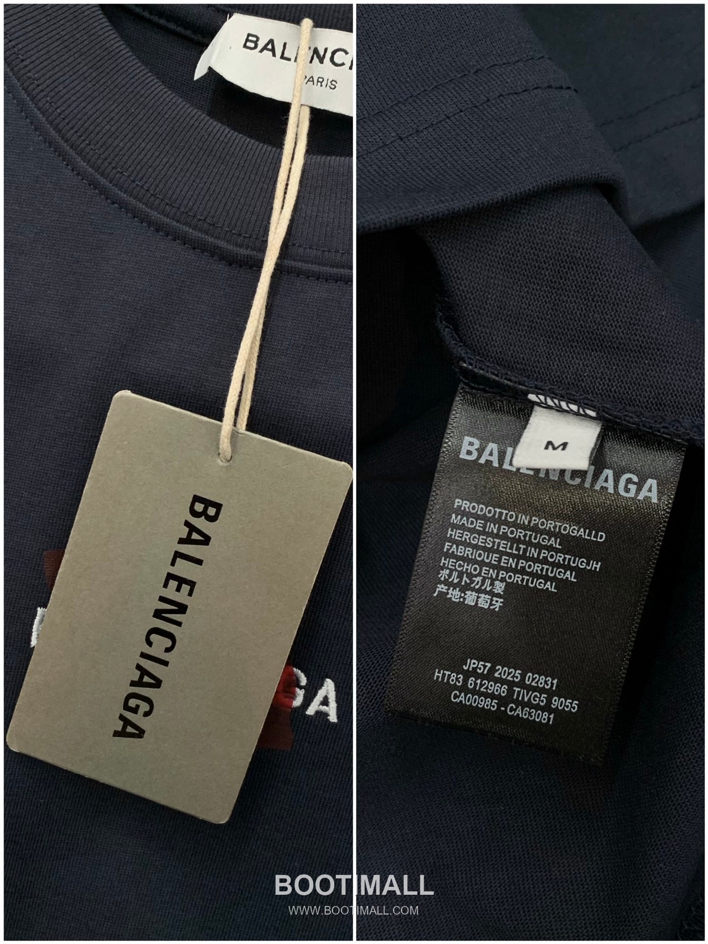 Balenciaga SS26 Cotton Crewneck T-Shirt with Embroidered and Printed Logo 발렌시아가 SS26 코튼 크루넥 티셔츠 자수 프린트 로고 8