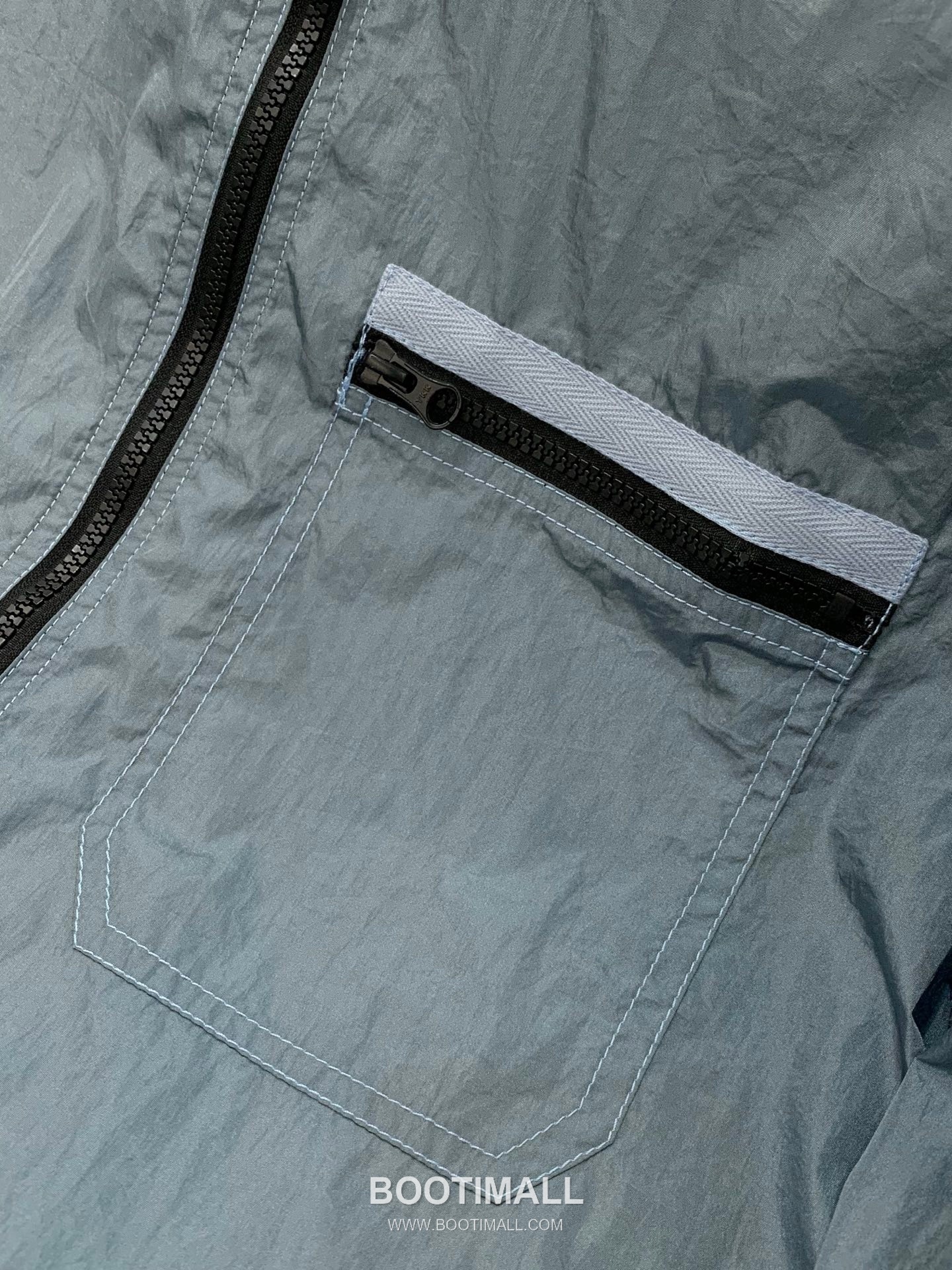 Stone Island SS26 Cotton Collared Zip Jacket with Embroidered Logo 스톤아일랜드 SS26 코튼 카라 집 재킷 자수 로고 7