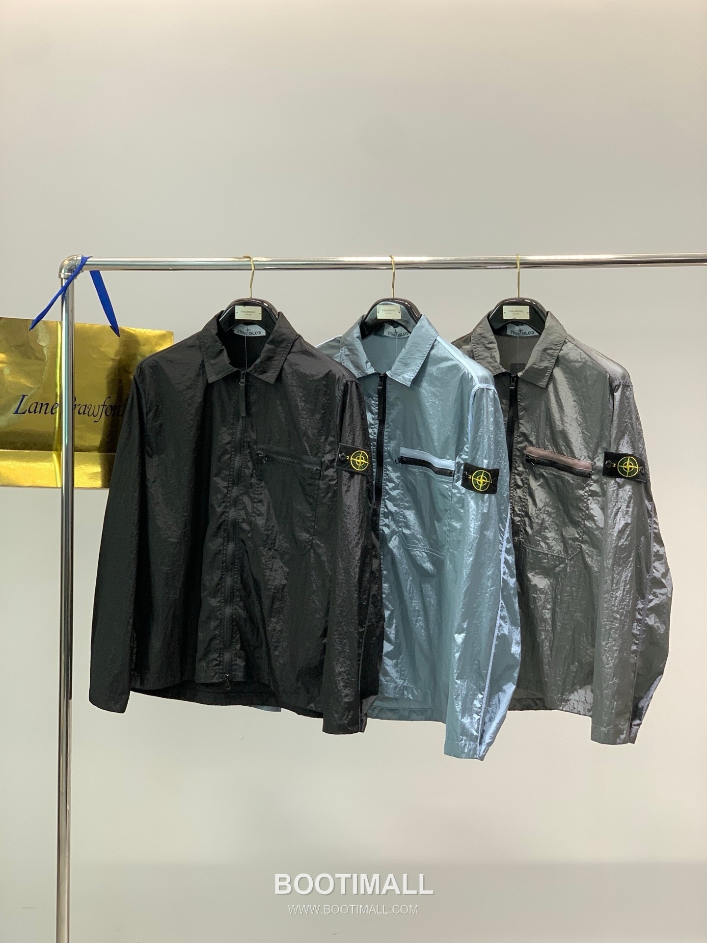 Stone Island SS26 Cotton Collared Zip Jacket with Embroidered Logo 스톤아일랜드 SS26 코튼 카라 집 재킷 자수 로고 9