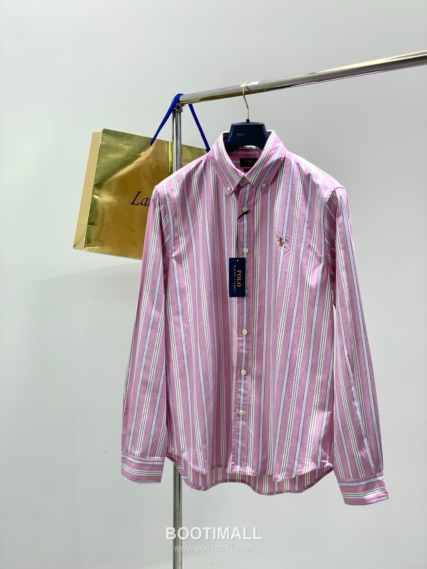 Ralph Lauren SS26 Cotton Long Sleeve Shirt with Embroidered Logo 랄프로렌 SS26 코튼 롱슬리브 셔츠 자수 로고 1