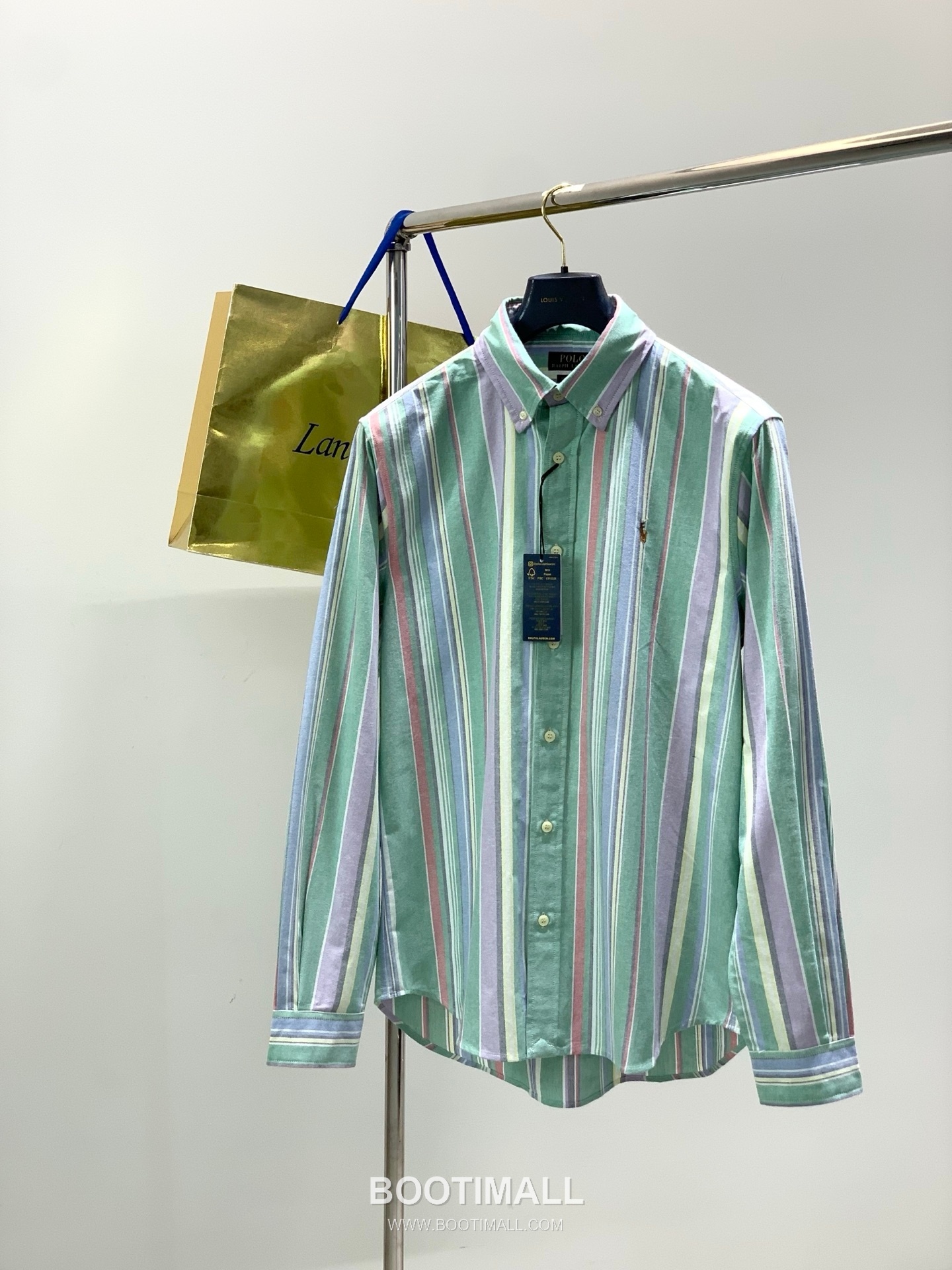 Ralph Lauren SS26 Cotton Long Sleeve Shirt with Embroidered Logo 랄프로렌 SS26 코튼 롱슬리브 셔츠 자수 로고 1