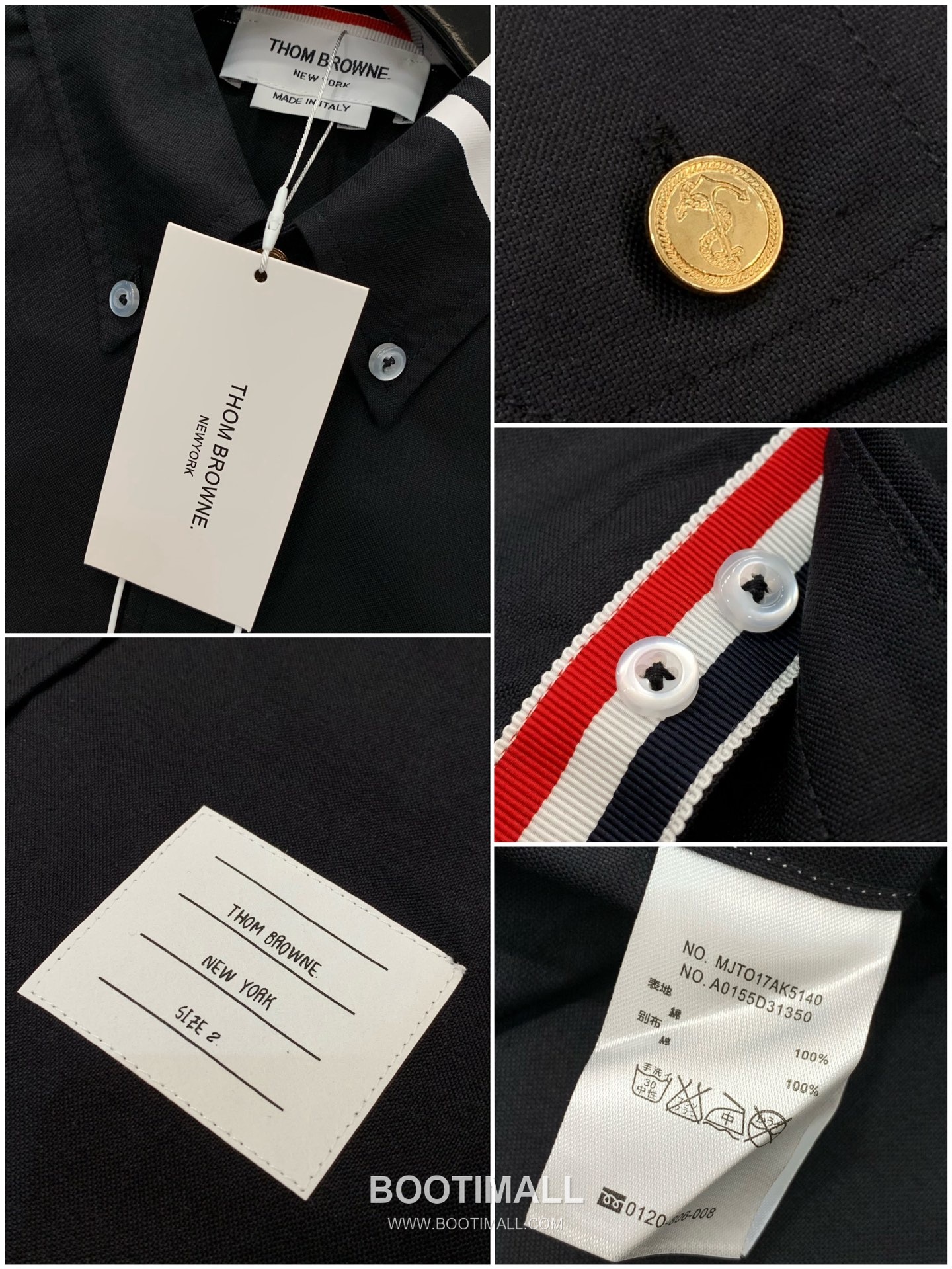 Thom Browne SS26 Cotton Long Sleeve Shirt with Logo Print 톰브라운 SS26 코튼 롱슬리브 셔츠 로고 프린트 8