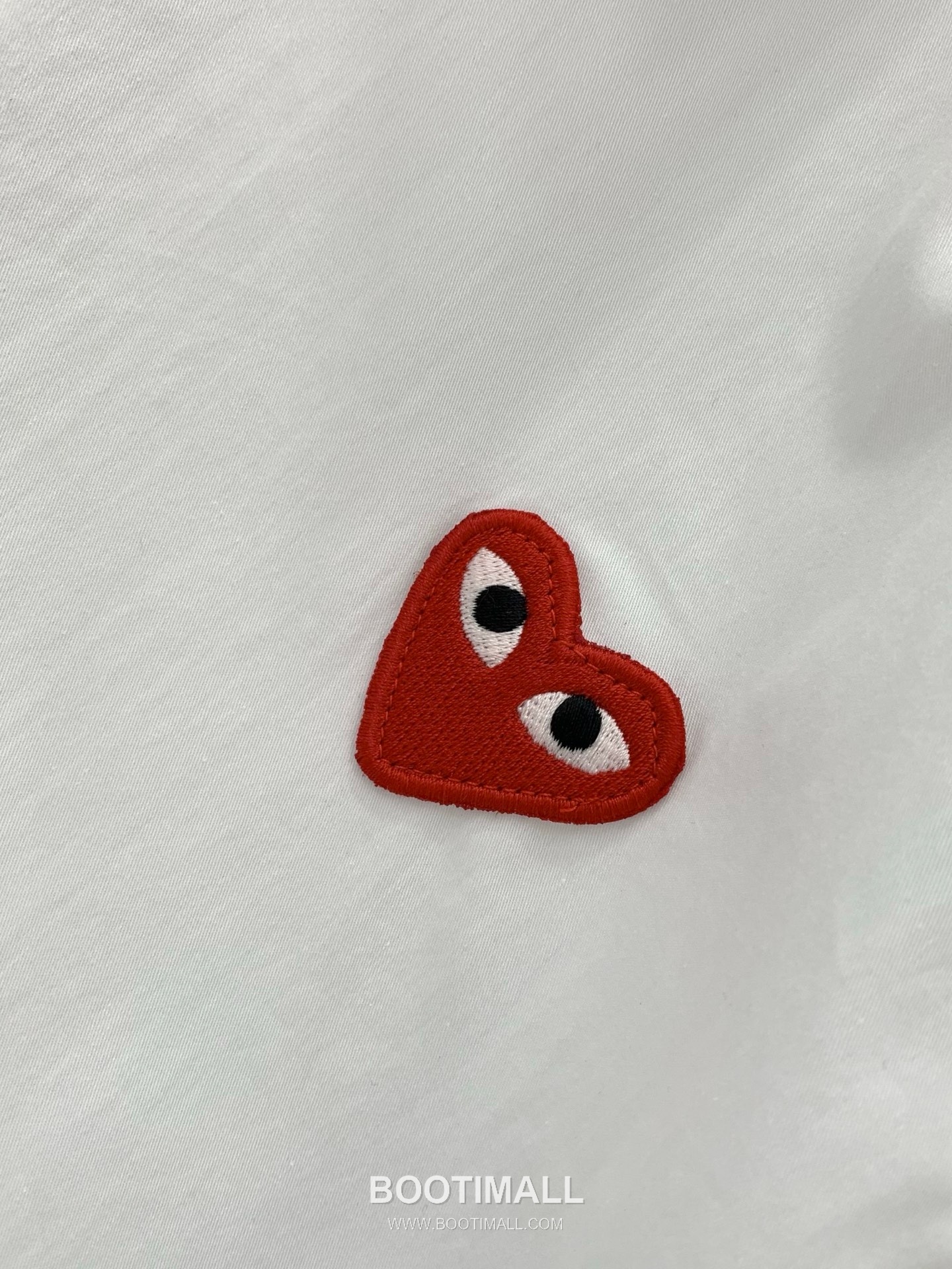 Comme des Garçons PLAY SS26 Cotton Long Sleeve Shirt with Heart Logo Embroidery 꼼데가르송플레이 SS26 코튼 롱슬리브 셔츠 하트 로고 자수 6