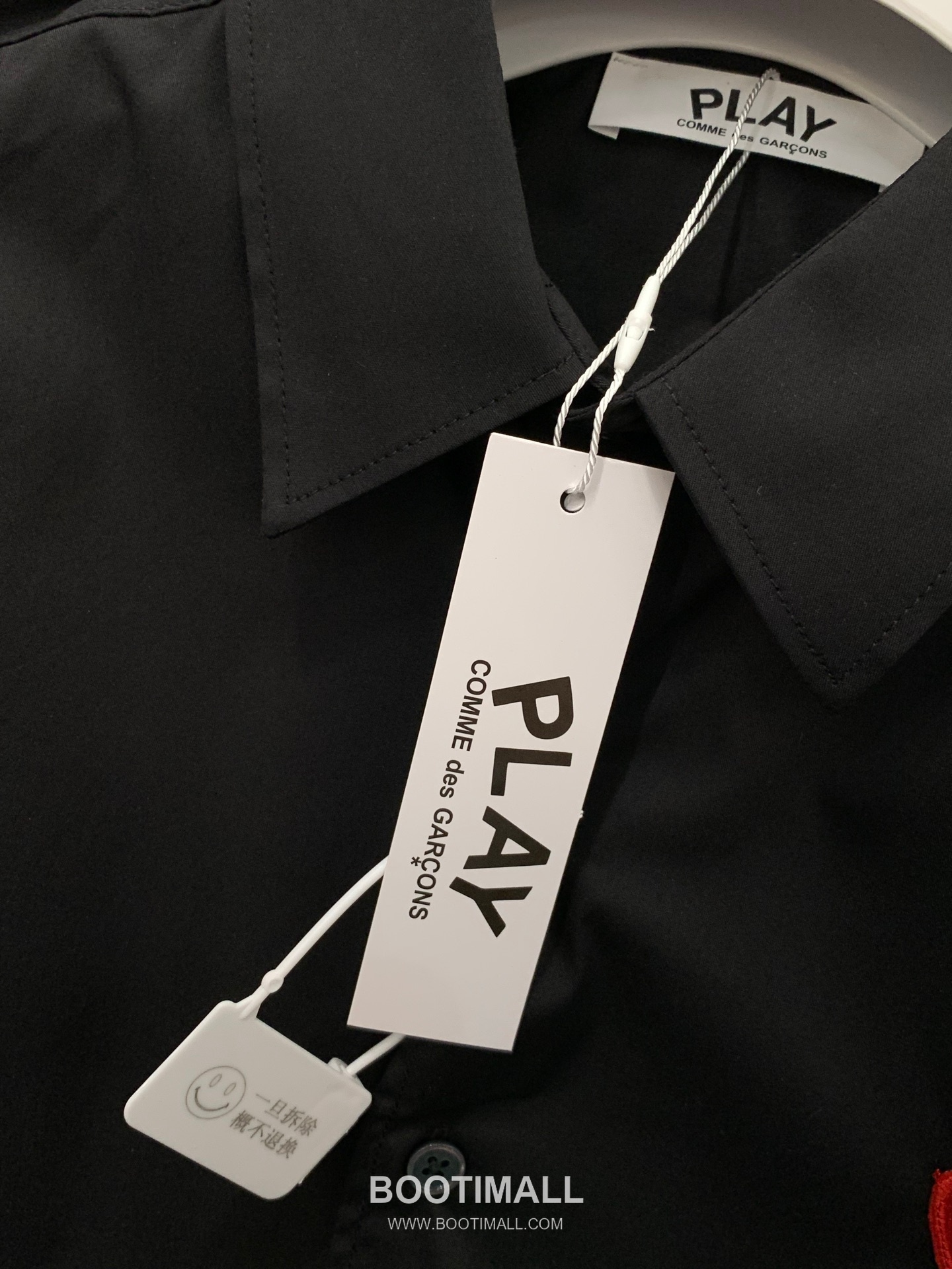 Comme des Garçons PLAY SS26 Cotton Long Sleeve Shirt with Heart Logo Embroidery 꼼데가르송플레이 SS26 코튼 롱슬리브 셔츠 하트 로고 자수 7