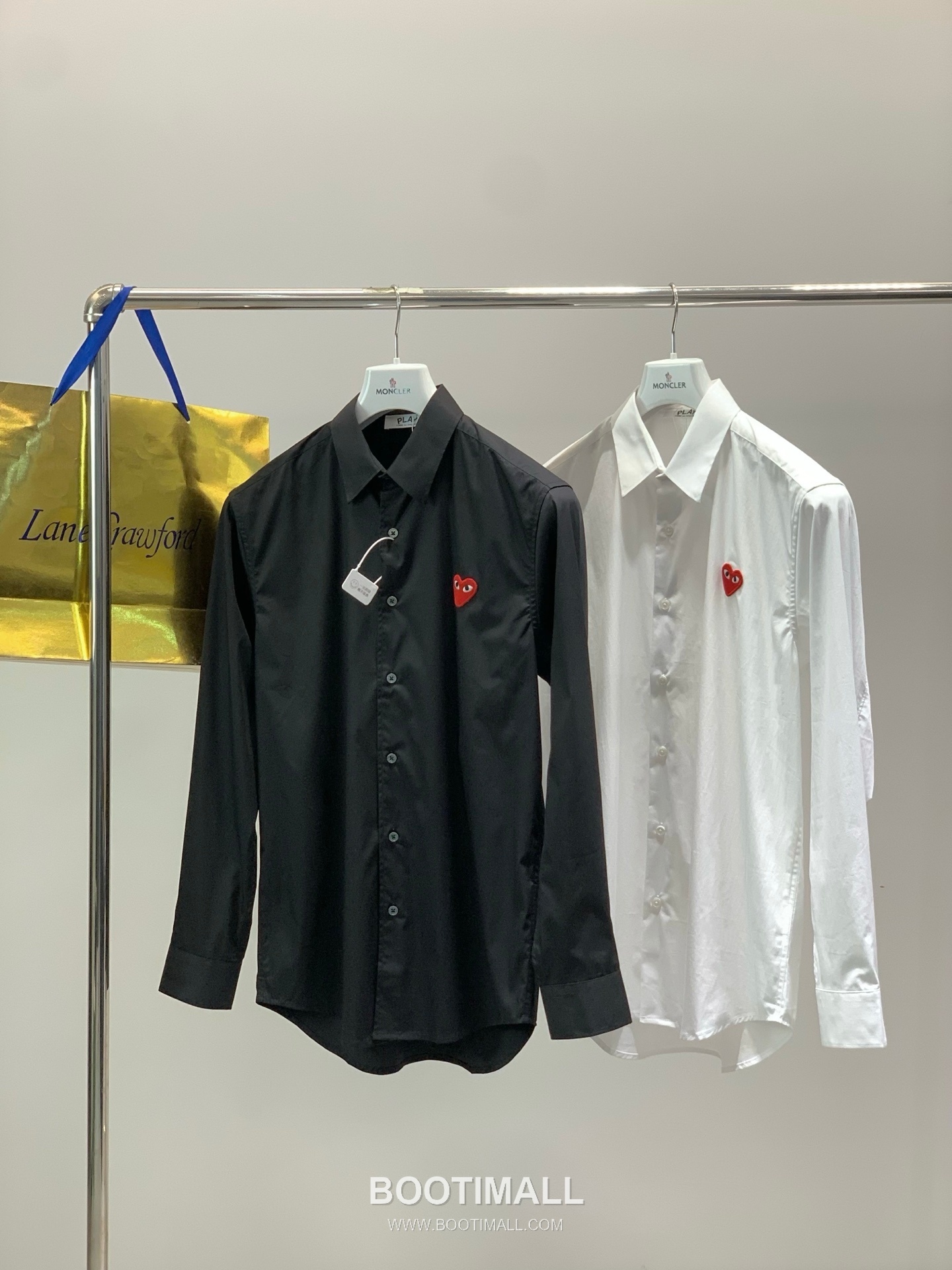 Comme des Garçons PLAY SS26 Cotton Long Sleeve Shirt with Heart Logo Embroidery 꼼데가르송플레이 SS26 코튼 롱슬리브 셔츠 하트 로고 자수 9