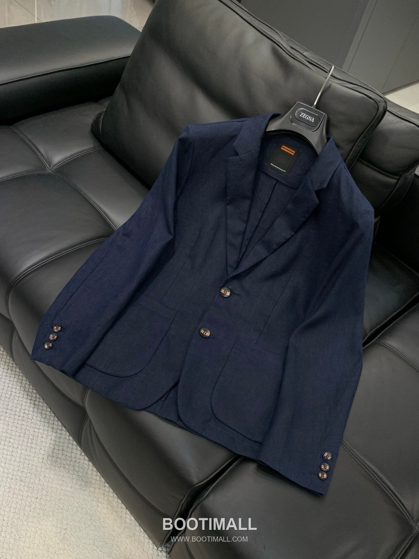 Zegna SS26 Cotton Blend Blazer Jacket with Logo Print 제냐 SS26 코튼 혼방 블레이저 재킷 로고 프린트 3