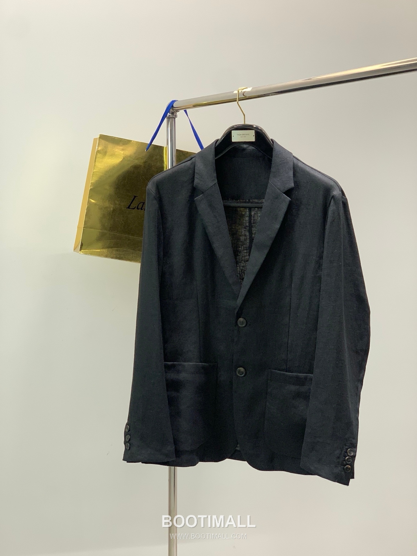 Loro Piana SS26 Cotton Blend Blazer Jacket with Embroidered Logo 로로피아나 SS26 코튼 혼방 블레이저 재킷 자수 로고 1