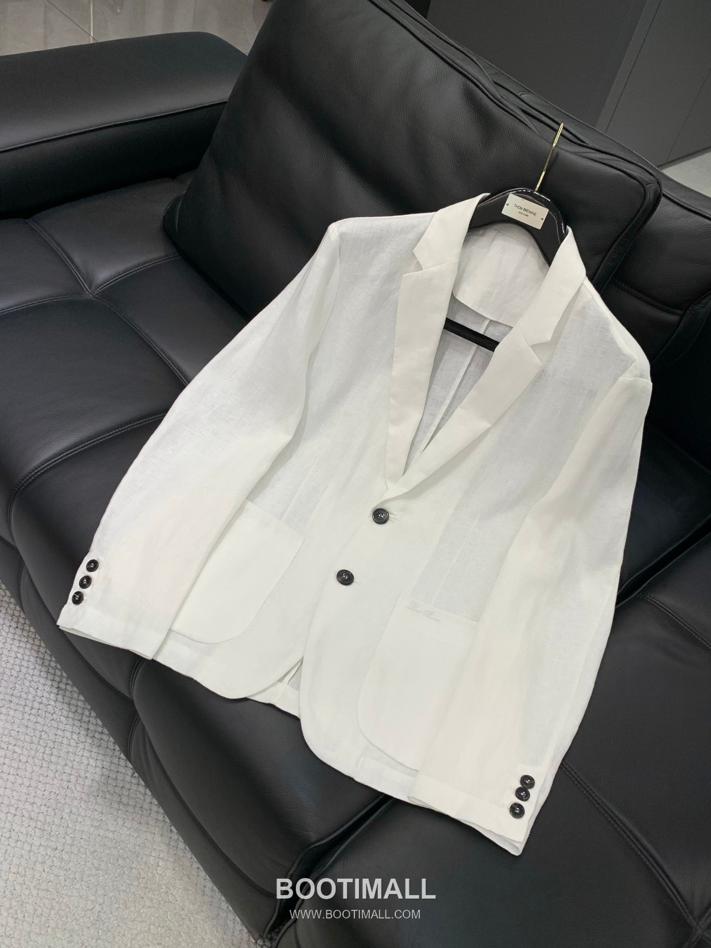 Loro Piana SS26 Cotton Blend Blazer Jacket with Embroidered Logo 로로피아나 SS26 코튼 혼방 블레이저 재킷 자수 로고 3
