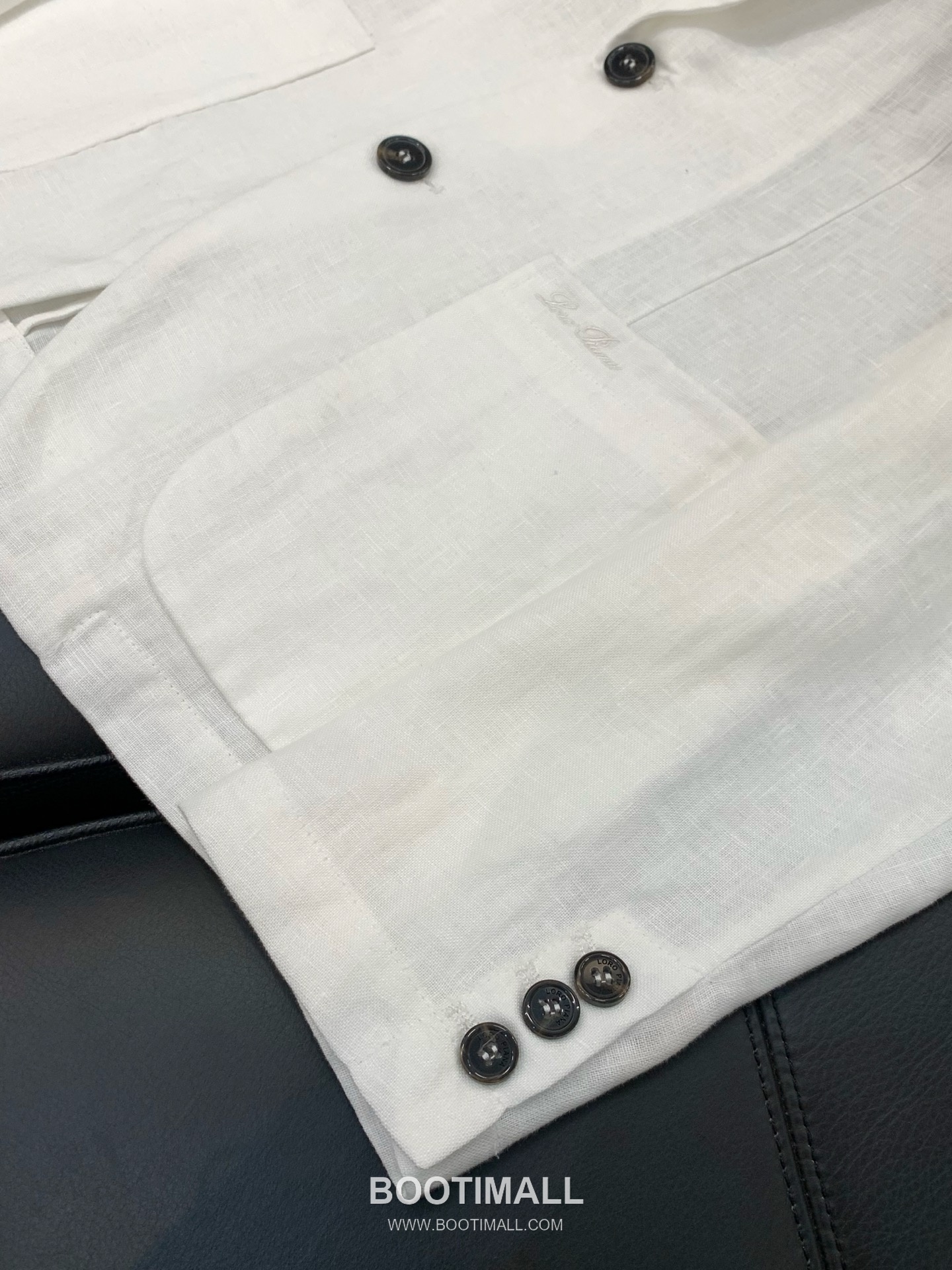 Loro Piana SS26 Cotton Blend Blazer Jacket with Embroidered Logo 로로피아나 SS26 코튼 혼방 블레이저 재킷 자수 로고 6