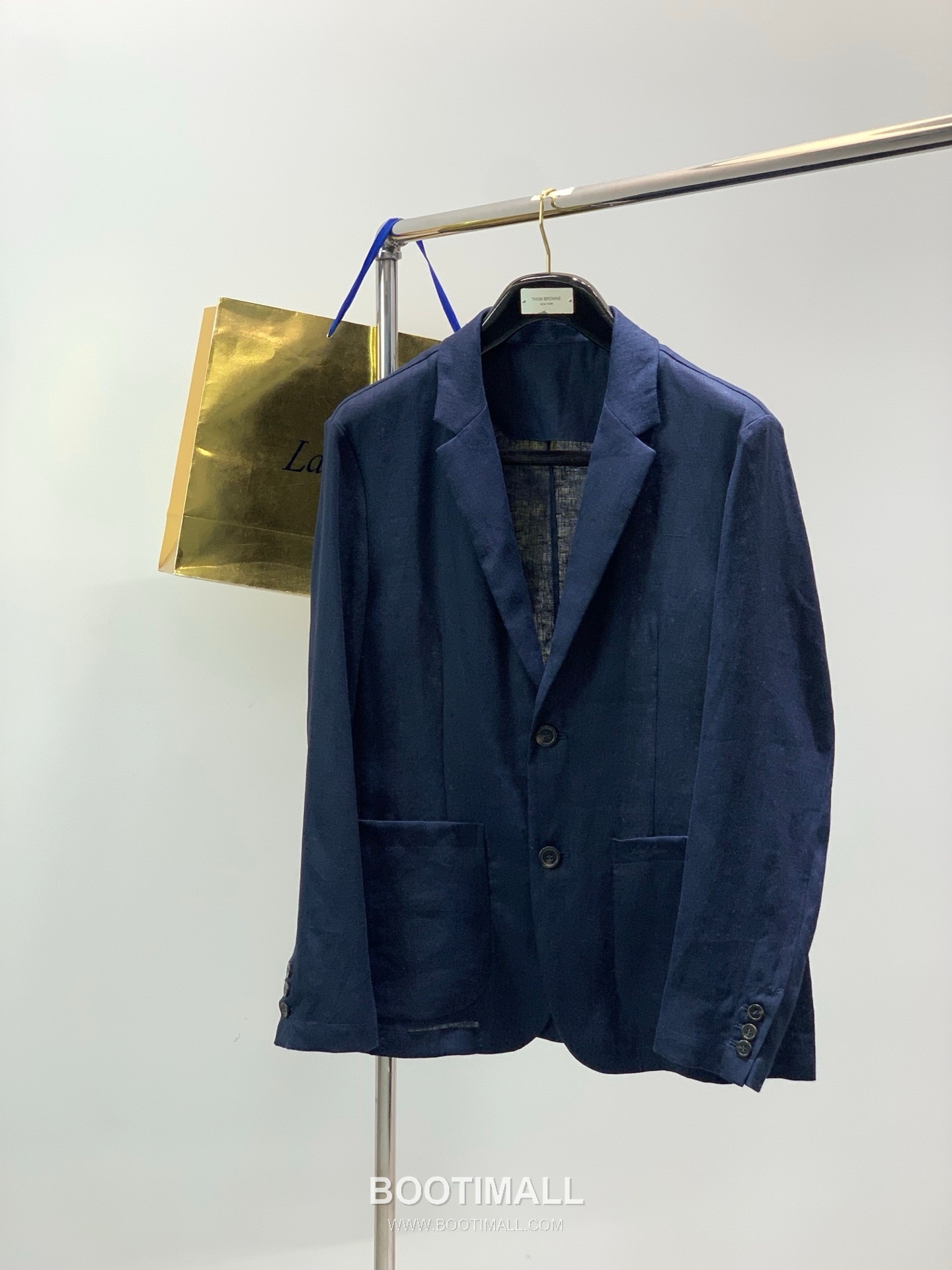 Loro Piana SS26 Cotton Blend Blazer Jacket with Embroidered Logo 로로피아나 SS26 코튼 혼방 블레이저 재킷 자수 로고 1