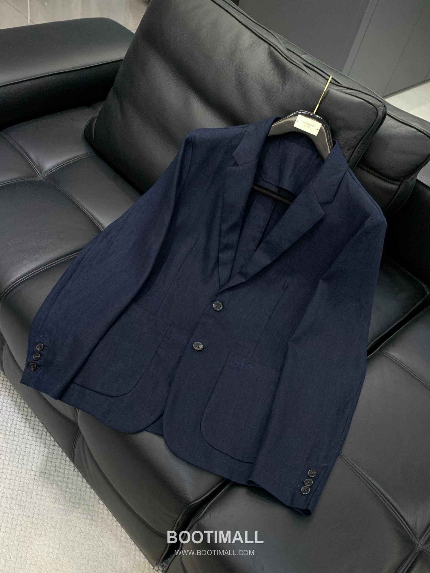 Loro Piana SS26 Cotton Blend Blazer Jacket with Embroidered Logo 로로피아나 SS26 코튼 혼방 블레이저 재킷 자수 로고 3