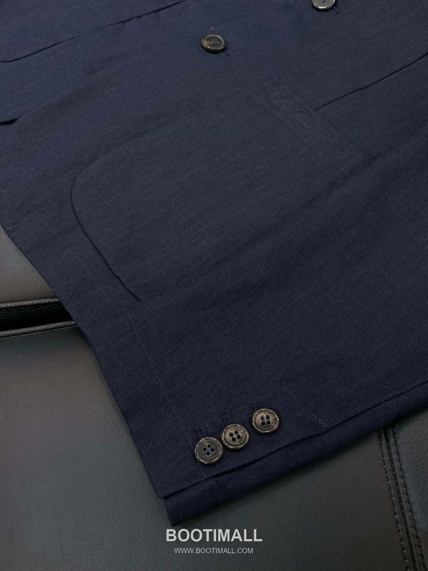 Loro Piana SS26 Cotton Blend Blazer Jacket with Embroidered Logo 로로피아나 SS26 코튼 혼방 블레이저 재킷 자수 로고 6