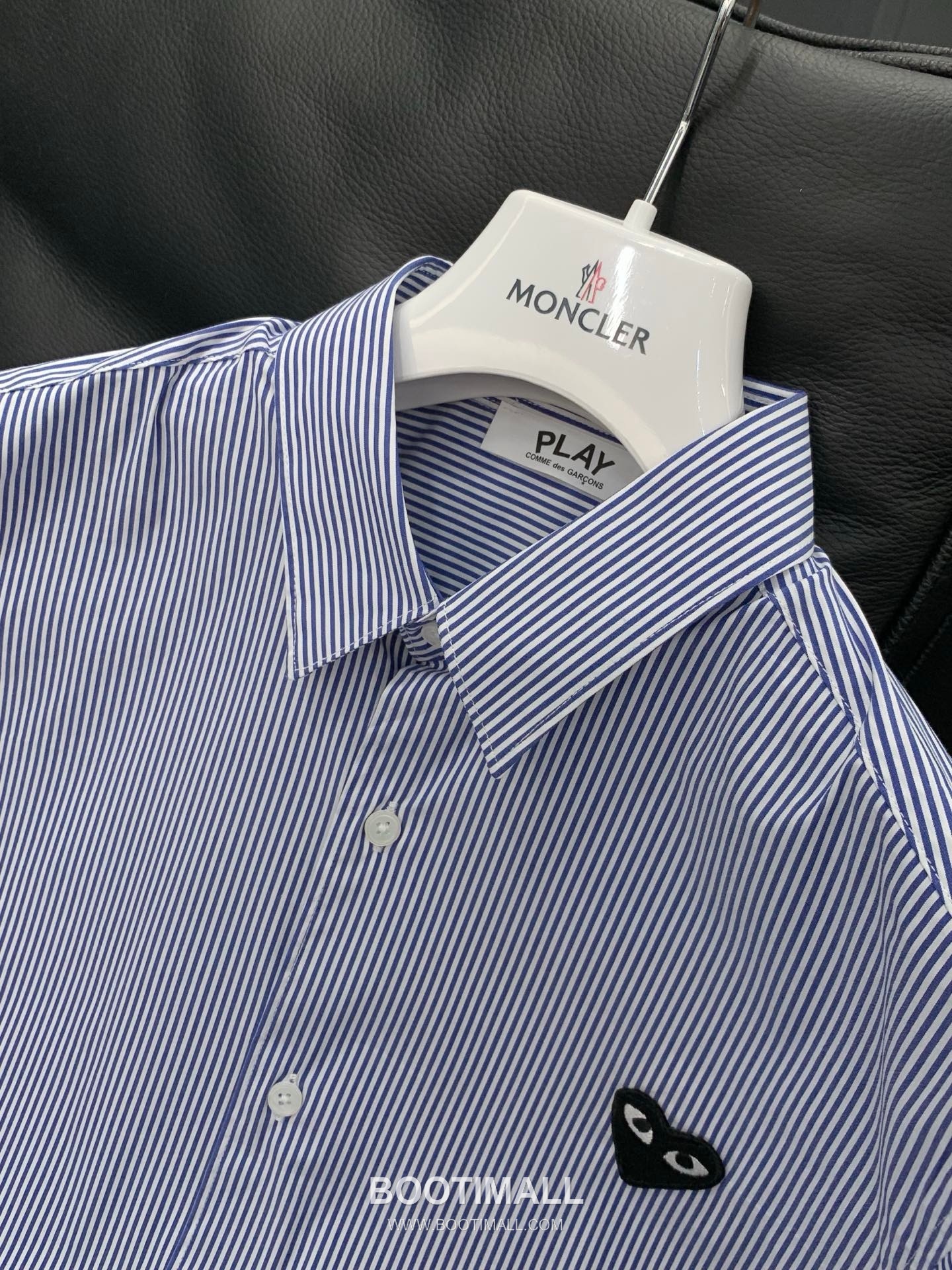 Comme des Garçons PLAY SS26 Cotton Long Sleeve Shirt with Heart Logo Embroidery 꼼데가르송플레이 SS26 코튼 롱슬리브 셔츠 하트 로고 자수 4