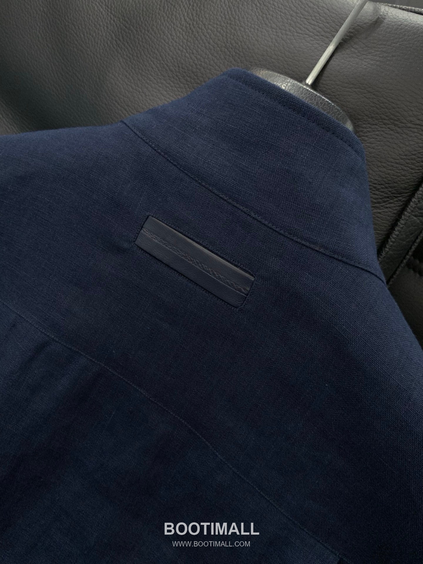 Zegna SS26 Cotton Blend Stand Collar Zip Jacket with Logo Print 제냐 SS26 코튼 혼방 스탠드 카라 집 재킷 로고 프린트 8