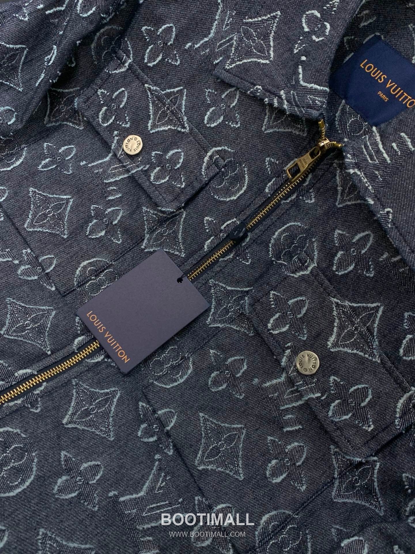 Louis Vuitton SS26 Denim Jacket with Jacquard Logo Pattern 루이비통 SS26 데님 재킷 자카드 로고 패턴 6