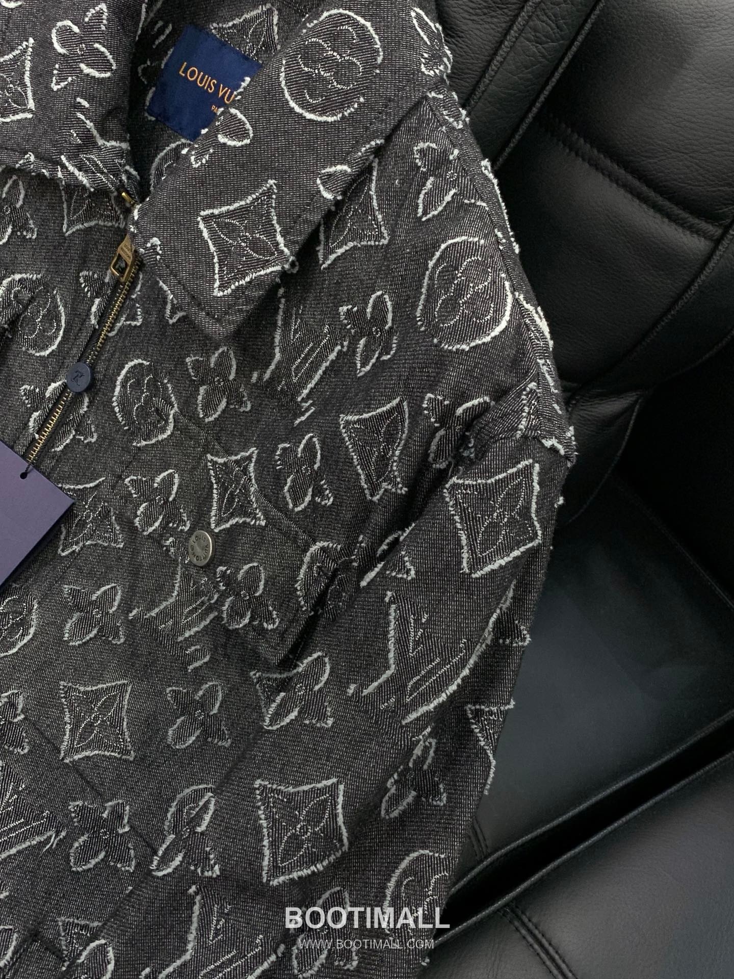 Louis Vuitton SS26 Denim Jacket with Jacquard Logo Pattern 루이비통 SS26 데님 재킷 자카드 로고 패턴 5