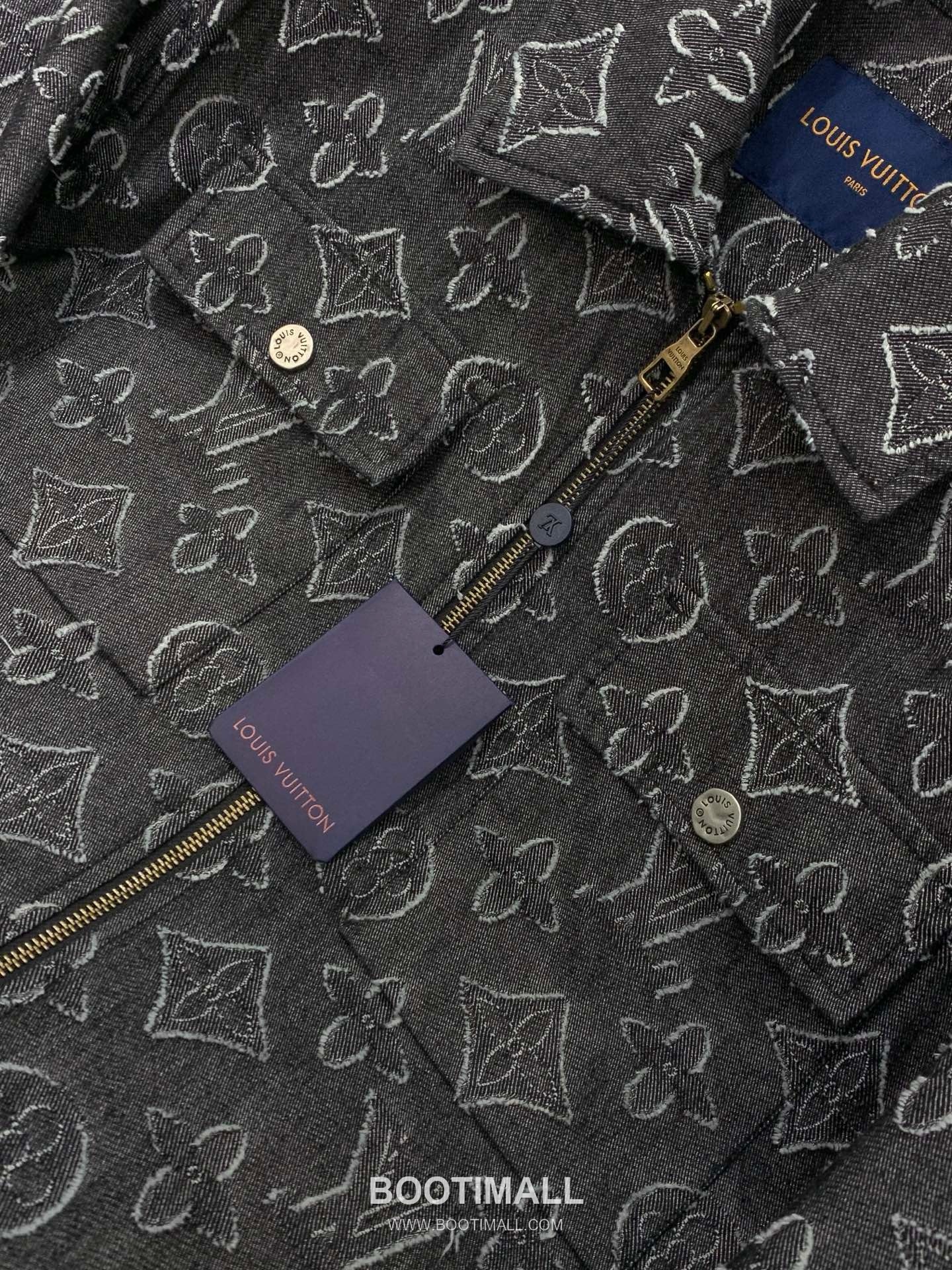 Louis Vuitton SS26 Denim Jacket with Jacquard Logo Pattern 루이비통 SS26 데님 재킷 자카드 로고 패턴 6