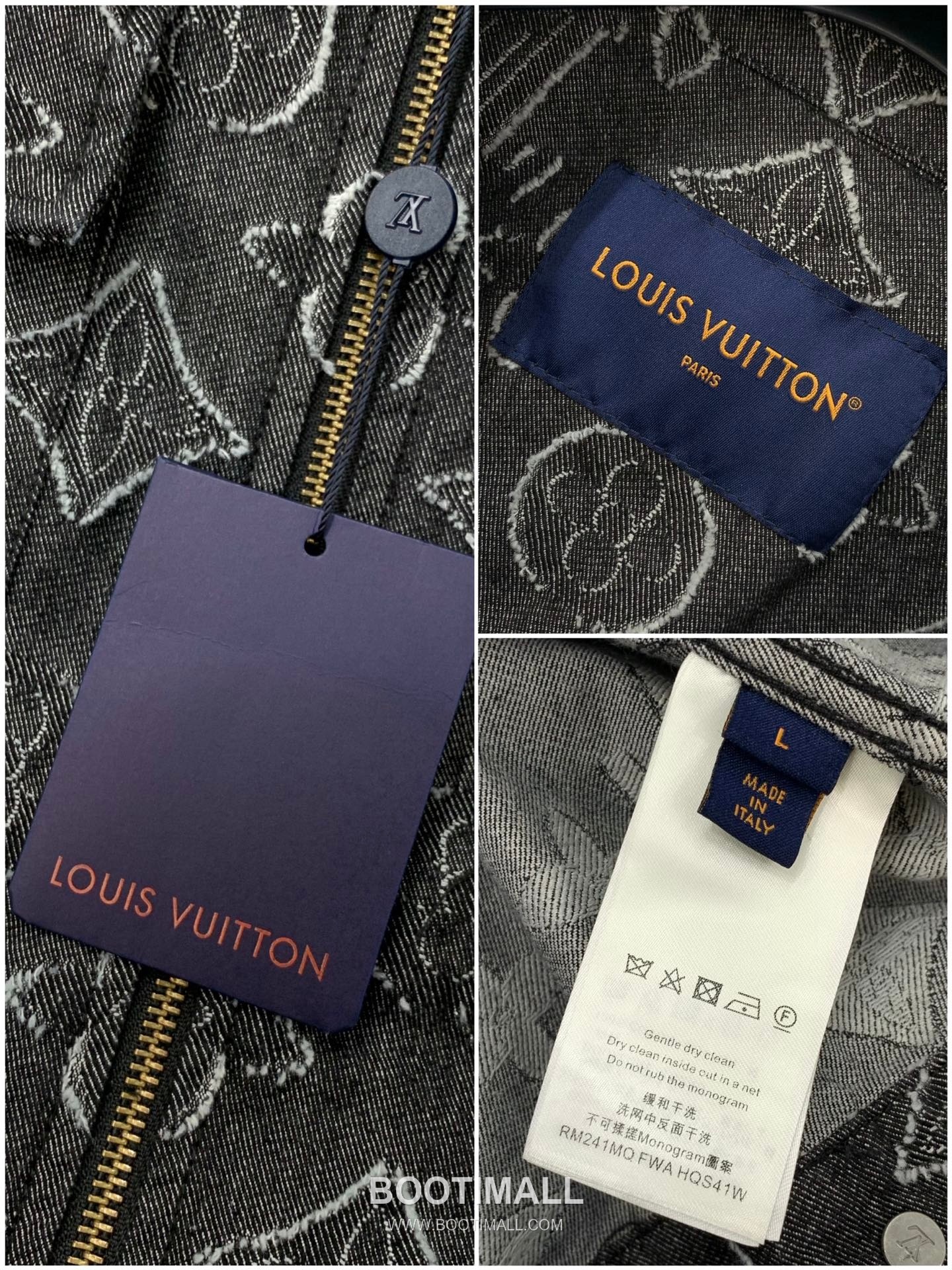 Louis Vuitton SS26 Denim Jacket with Jacquard Logo Pattern 루이비통 SS26 데님 재킷 자카드 로고 패턴 8