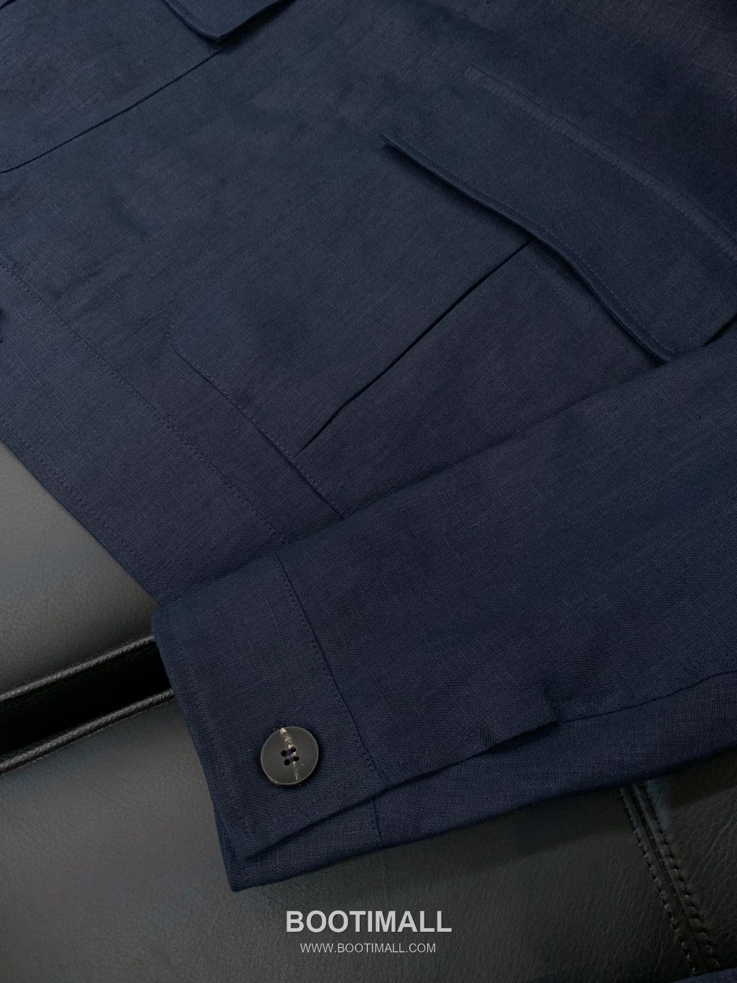 Zegna SS26 Cotton Blend Stand Collar Zip Jacket with Logo Print 제냐 SS26 코튼 혼방 스탠드 카라 집 재킷 로고 프린트 6