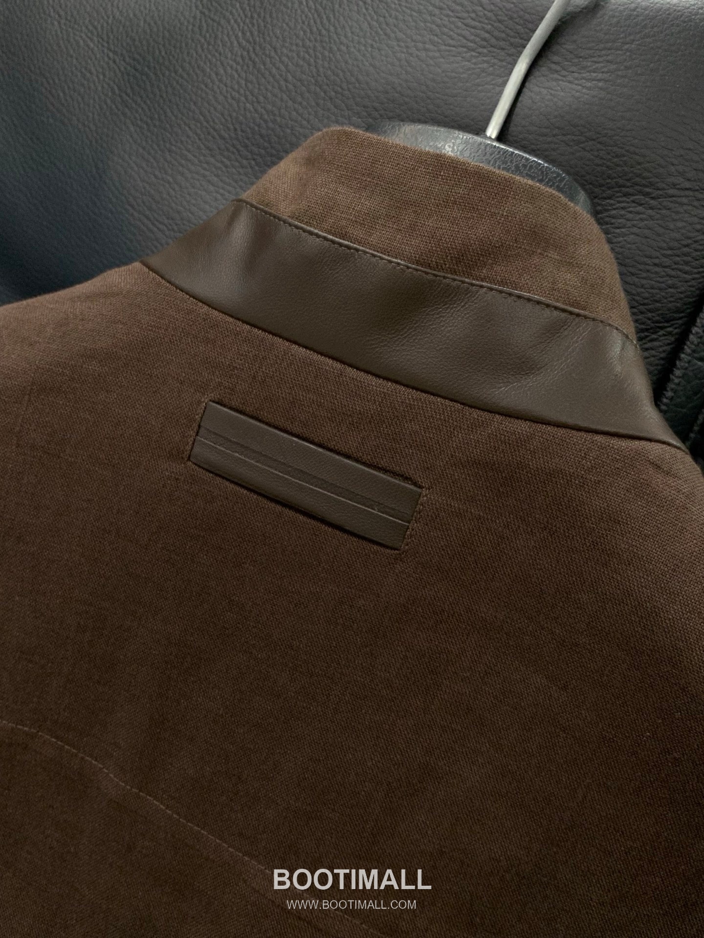 Zegna SS26 Cotton Blend Stand Collar Zip Jacket with Logo Print 제냐 SS26 코튼 혼방 스탠드 카라 집 재킷 로고 프린트 8