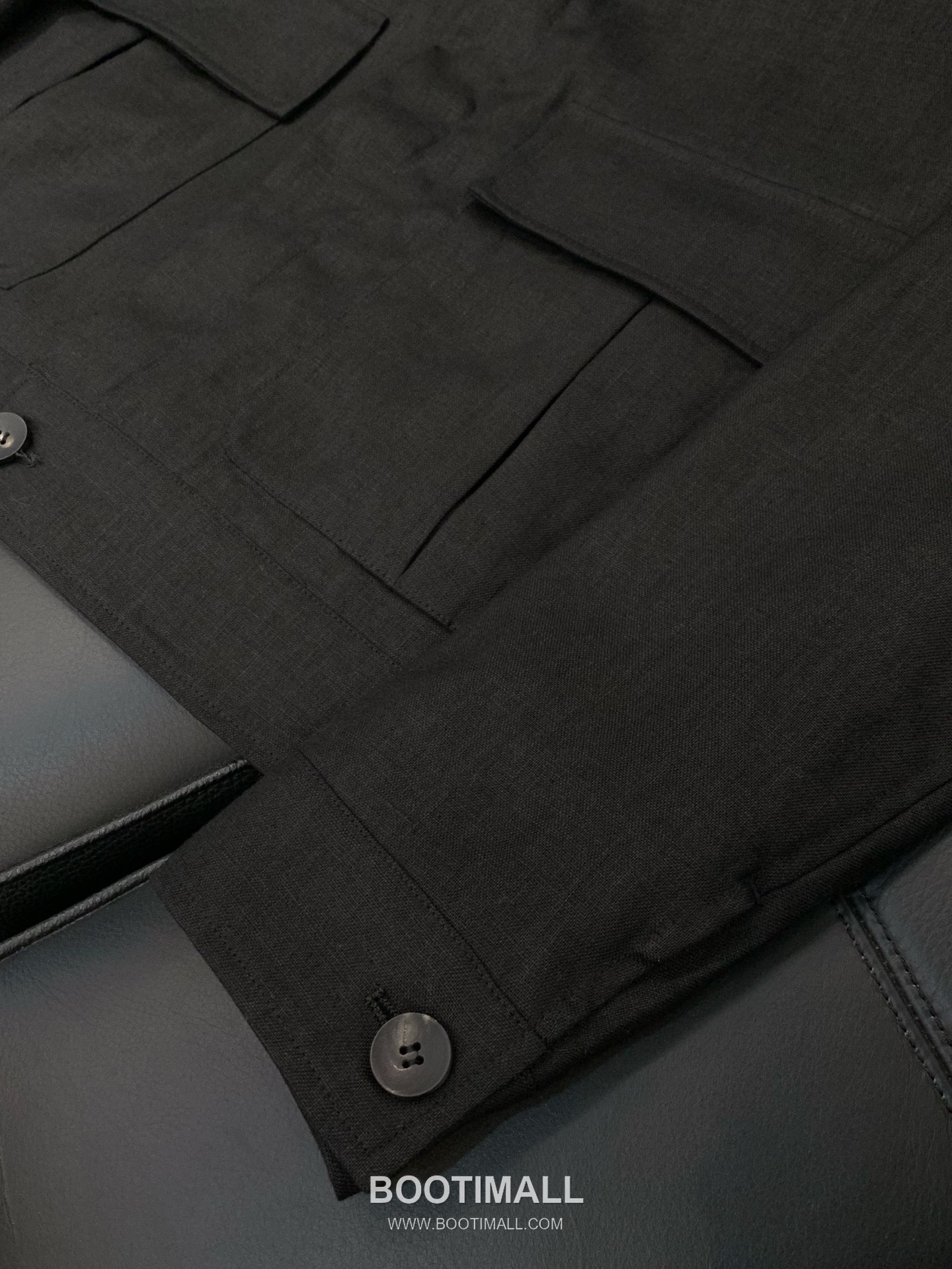 Zegna SS26 Cotton Blend Stand Collar Zip Jacket with Logo Print 제냐 SS26 코튼 혼방 스탠드 카라 집 재킷 로고 프린트 6