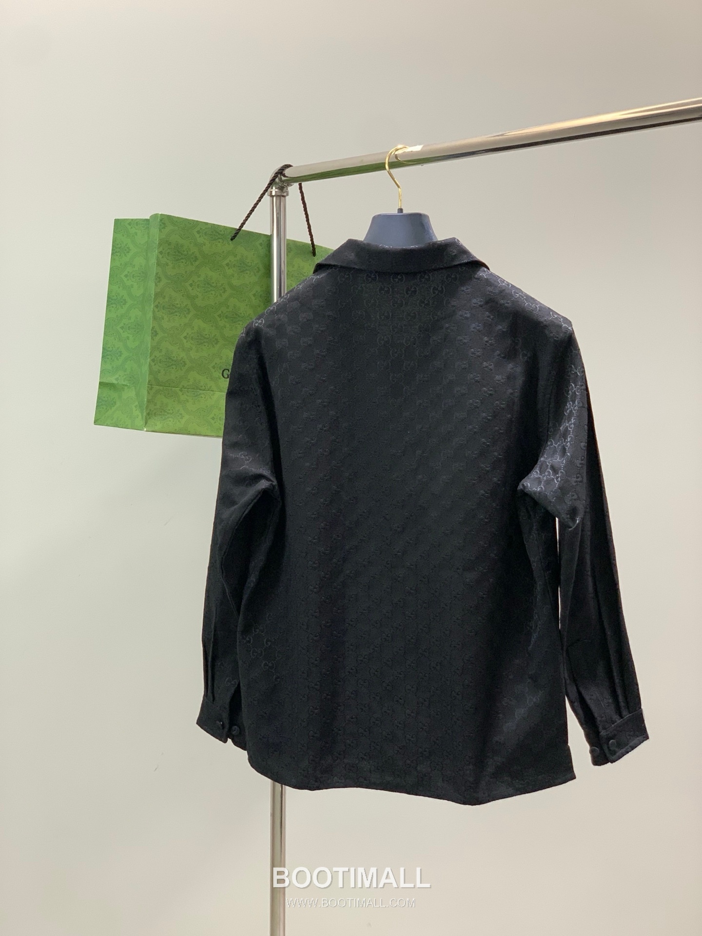 Gucci SS26 Cotton Blend Collared Jacket with Jacquard Logo Pattern 구찌 SS26 코튼 혼방 카라 재킷 자카드 로고 패턴 2