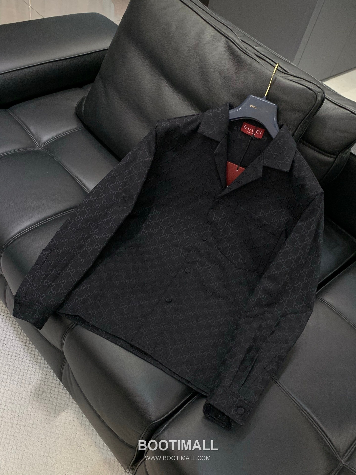 Gucci SS26 Cotton Blend Collared Jacket with Jacquard Logo Pattern 구찌 SS26 코튼 혼방 카라 재킷 자카드 로고 패턴 3