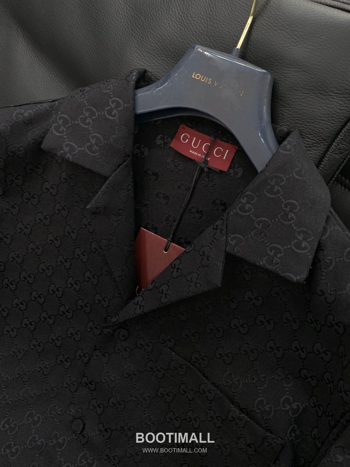 Gucci SS26 Cotton Blend Collared Jacket with Jacquard Logo Pattern 구찌 SS26 코튼 혼방 카라 재킷 자카드 로고 패턴 4