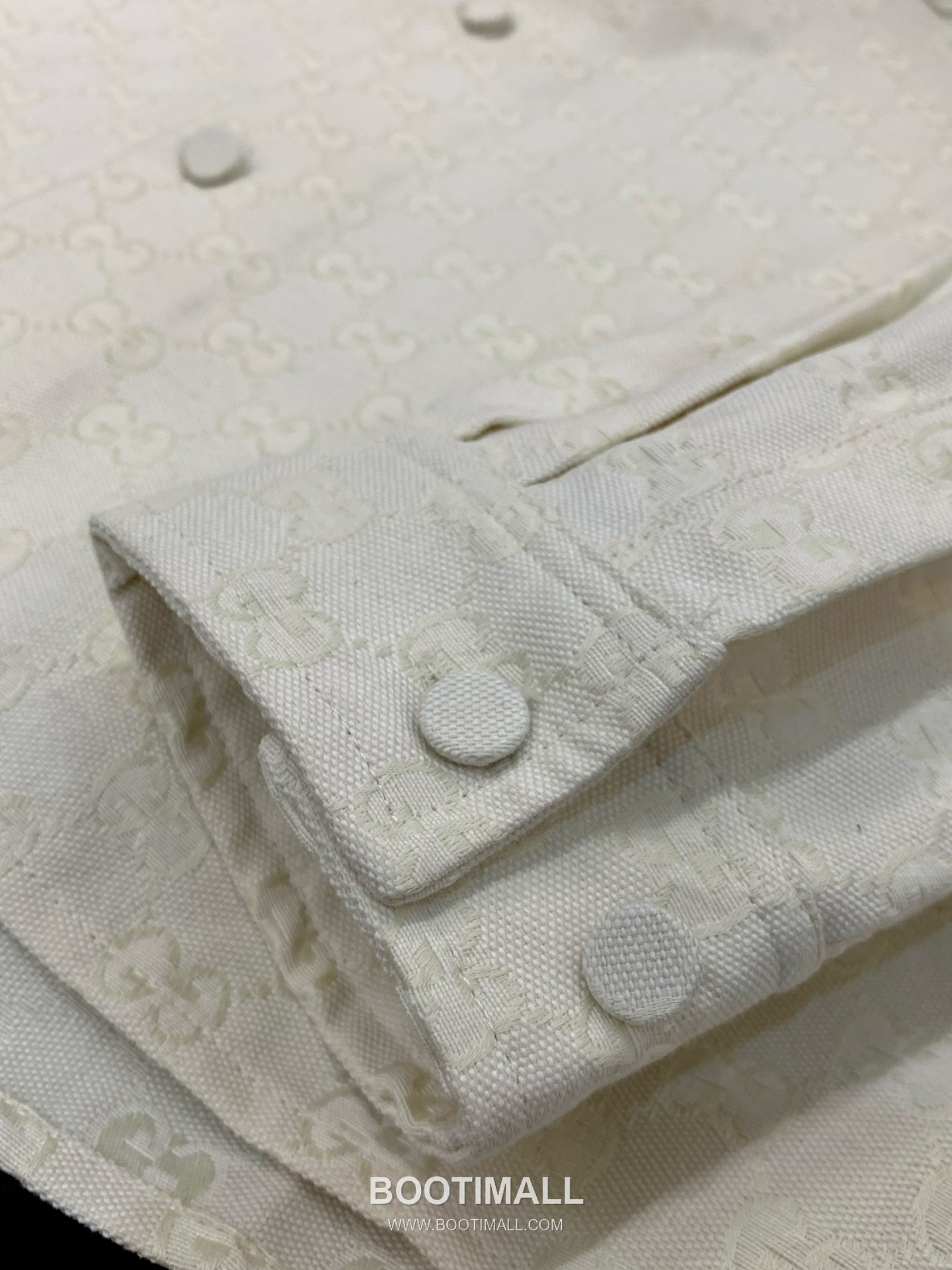 Gucci SS26 Cotton Blend Collared Jacket with Jacquard Logo Pattern 구찌 SS26 코튼 혼방 카라 재킷 자카드 로고 패턴 8