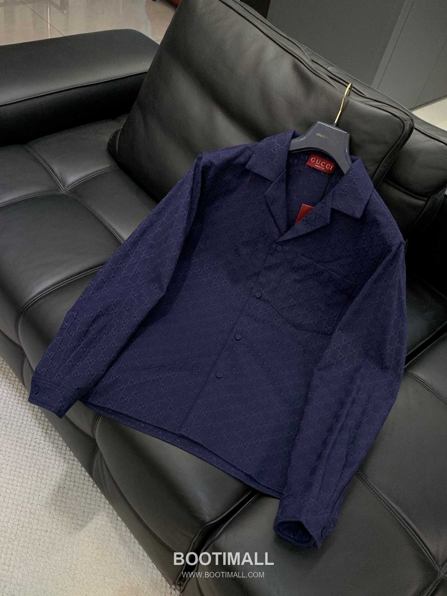 Gucci SS26 Cotton Blend Collared Jacket with Jacquard Logo Pattern 구찌 SS26 코튼 혼방 카라 재킷 자카드 로고 패턴 3