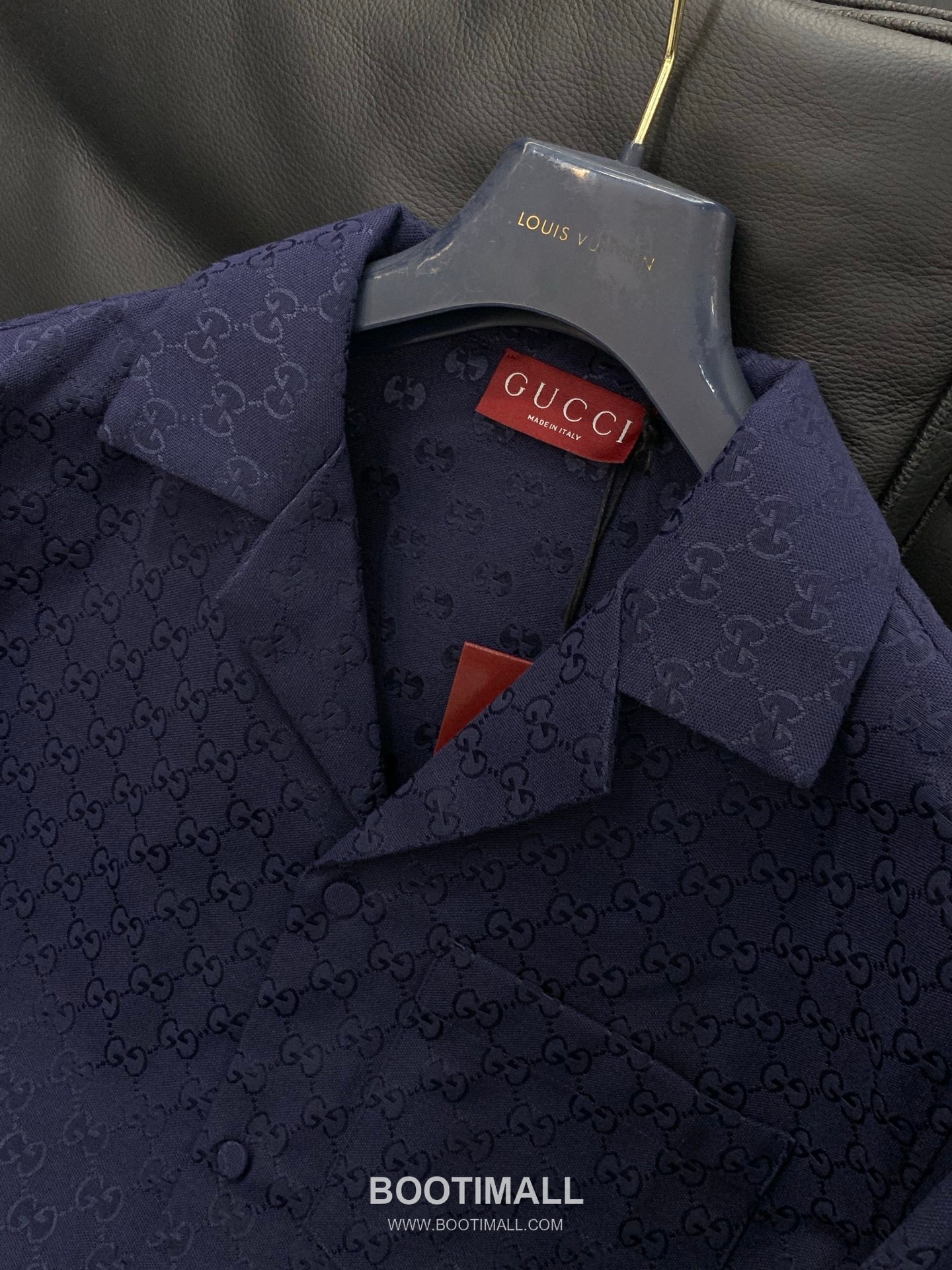 Gucci SS26 Cotton Blend Collared Jacket with Jacquard Logo Pattern 구찌 SS26 코튼 혼방 카라 재킷 자카드 로고 패턴 4