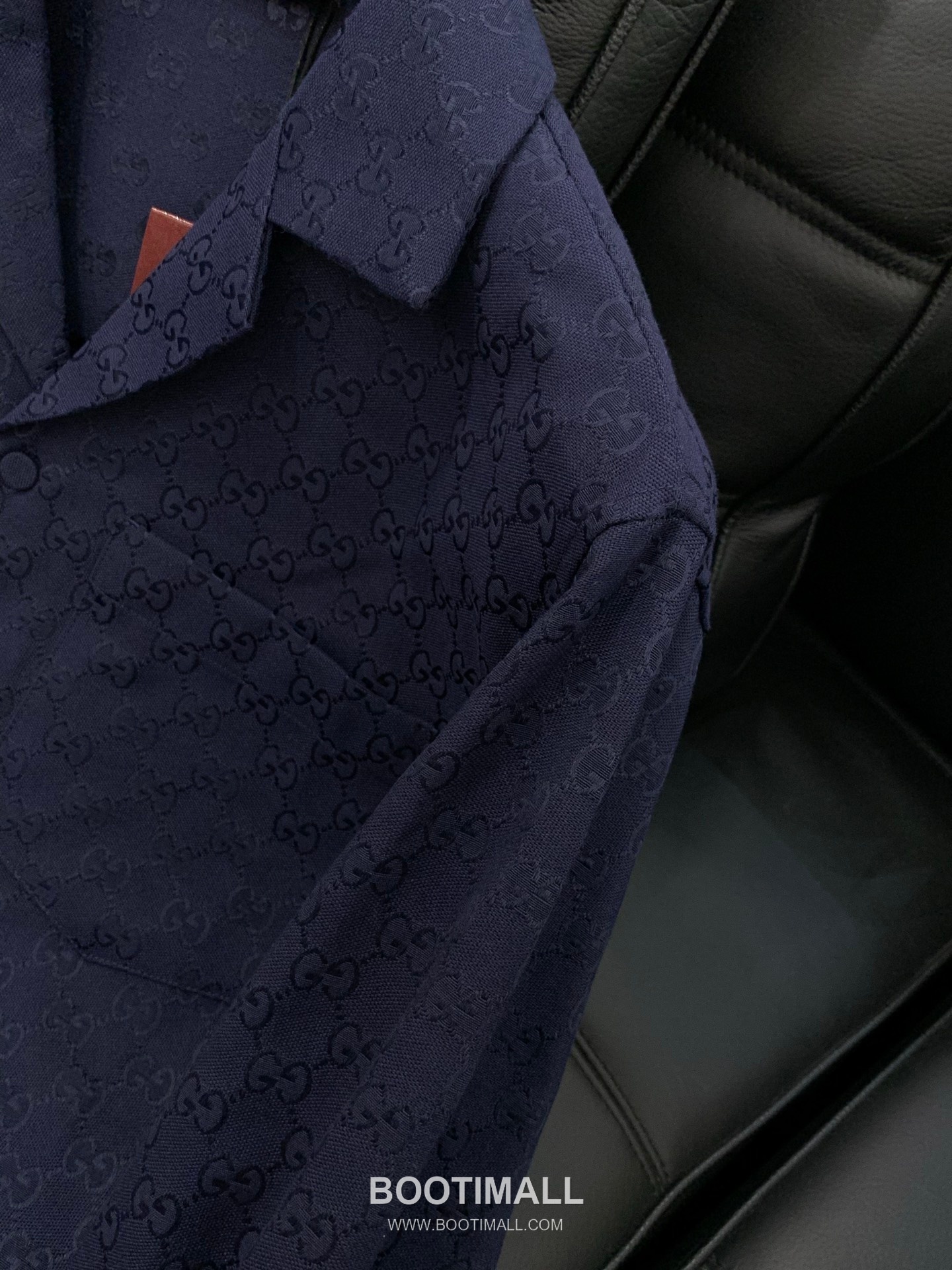 Gucci SS26 Cotton Blend Collared Jacket with Jacquard Logo Pattern 구찌 SS26 코튼 혼방 카라 재킷 자카드 로고 패턴 5