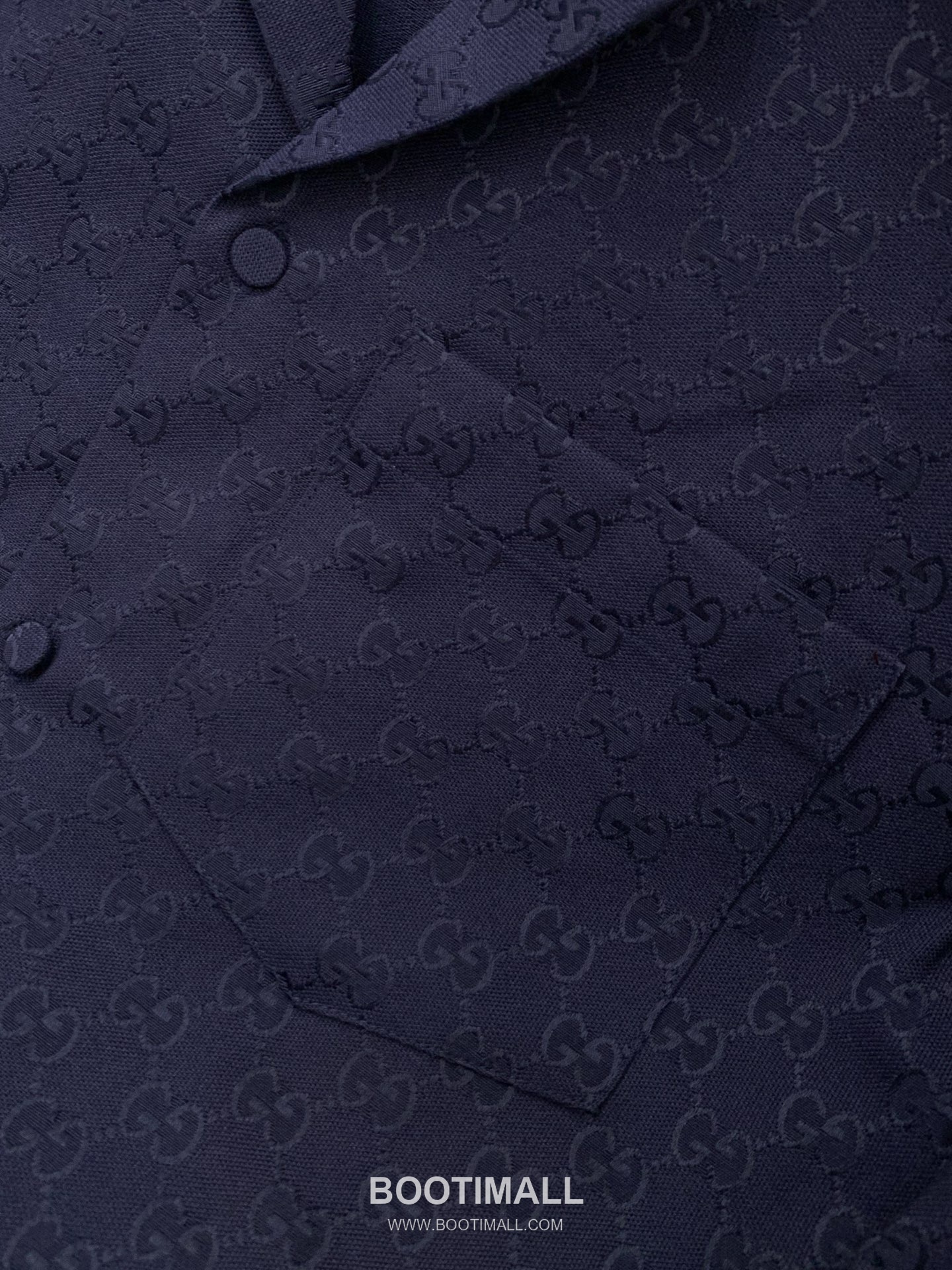 Gucci SS26 Cotton Blend Collared Jacket with Jacquard Logo Pattern 구찌 SS26 코튼 혼방 카라 재킷 자카드 로고 패턴 6