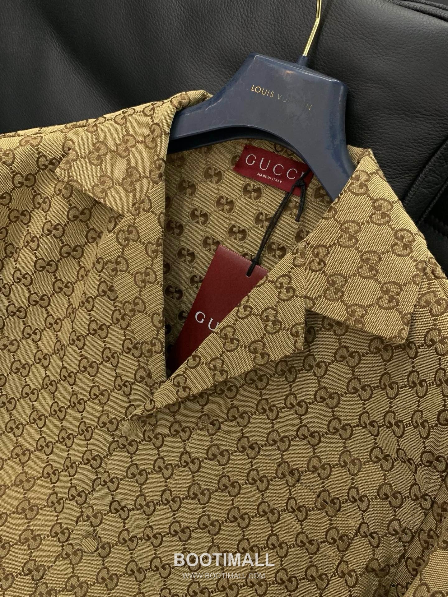 Gucci SS26 Cotton Blend Collared Jacket with Jacquard Logo Pattern 구찌 SS26 코튼 혼방 카라 재킷 자카드 로고 패턴 4